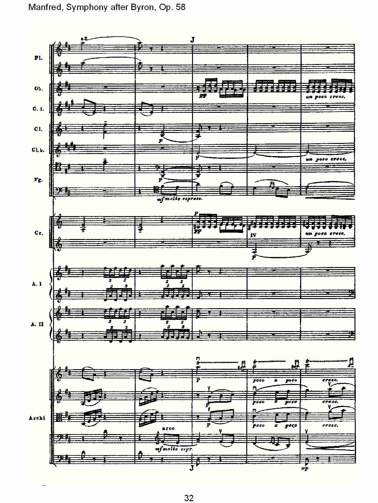 Manfred, Symphony after Byron, Op.58第二乐章（七）总谱（图2）
