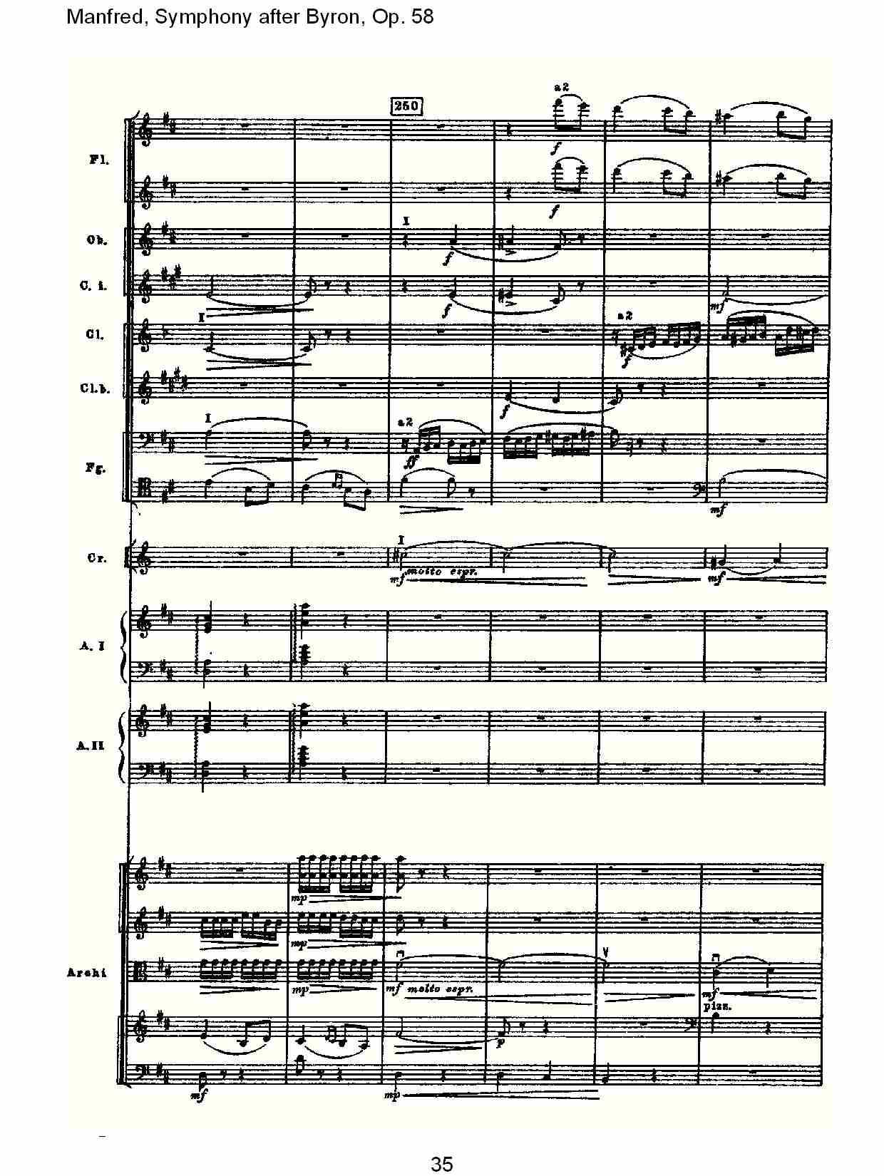 Manfred, Symphony after Byron, Op.58第二乐章（七）总谱（图5）