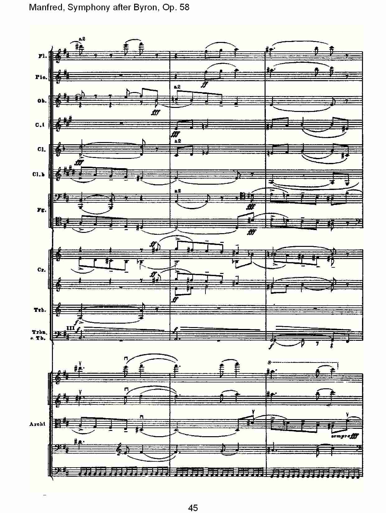 Manfred, Symphony after Byron, Op.58第一乐章（九）总谱（图5）