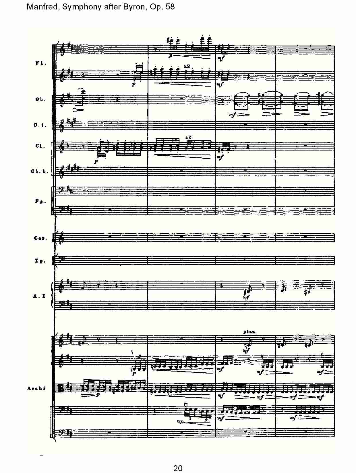 Manfred, Symphony after Byron, Op.58第二乐章（四）总谱（图5）