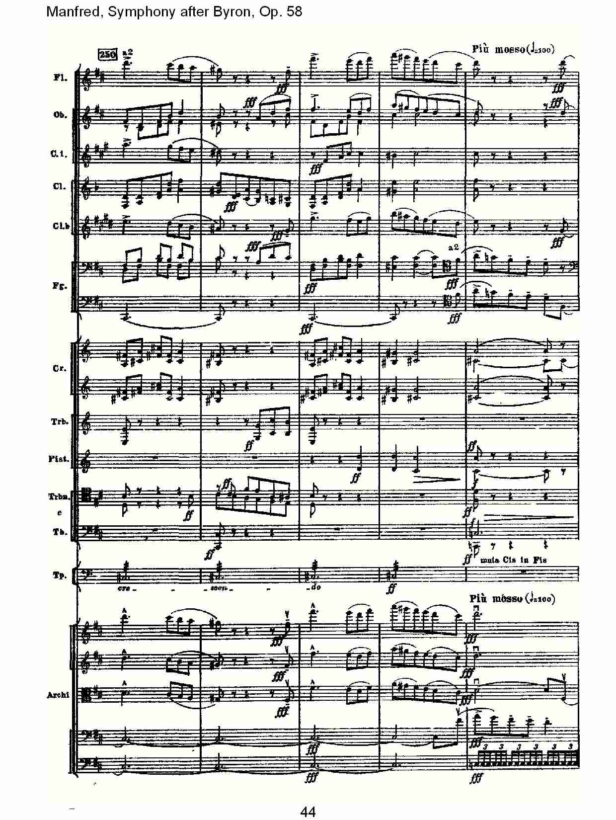 Manfred, Symphony after Byron, Op.58第一乐章（九）总谱（图4）