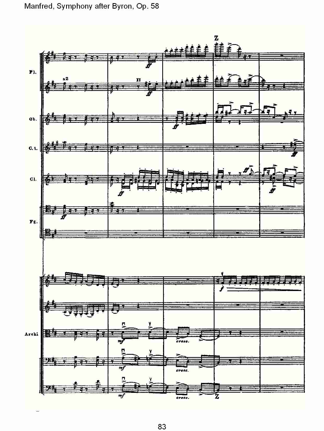 Manfred, Symphony after Byron, Op.58第二乐章（十七）总谱（图3）