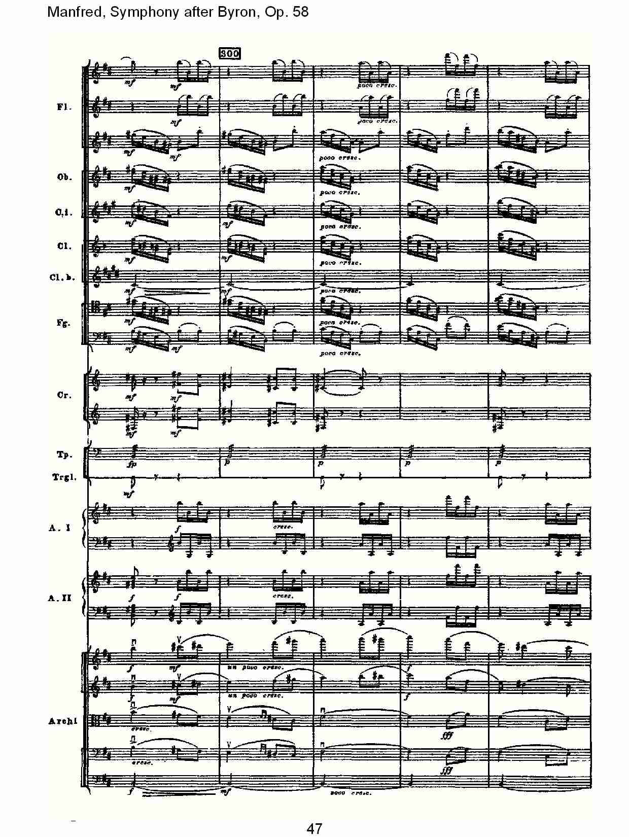 Manfred, Symphony after Byron, Op.58第二乐章（十）总谱（图2）