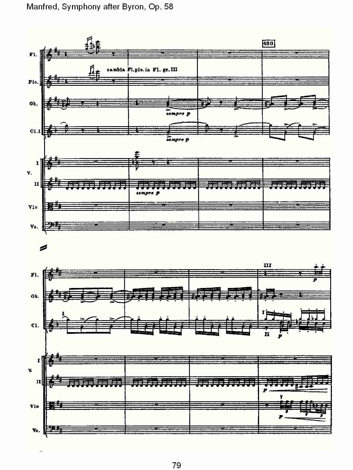 Manfred, Symphony after Byron, Op.58第二乐章（十六）总谱（图4）