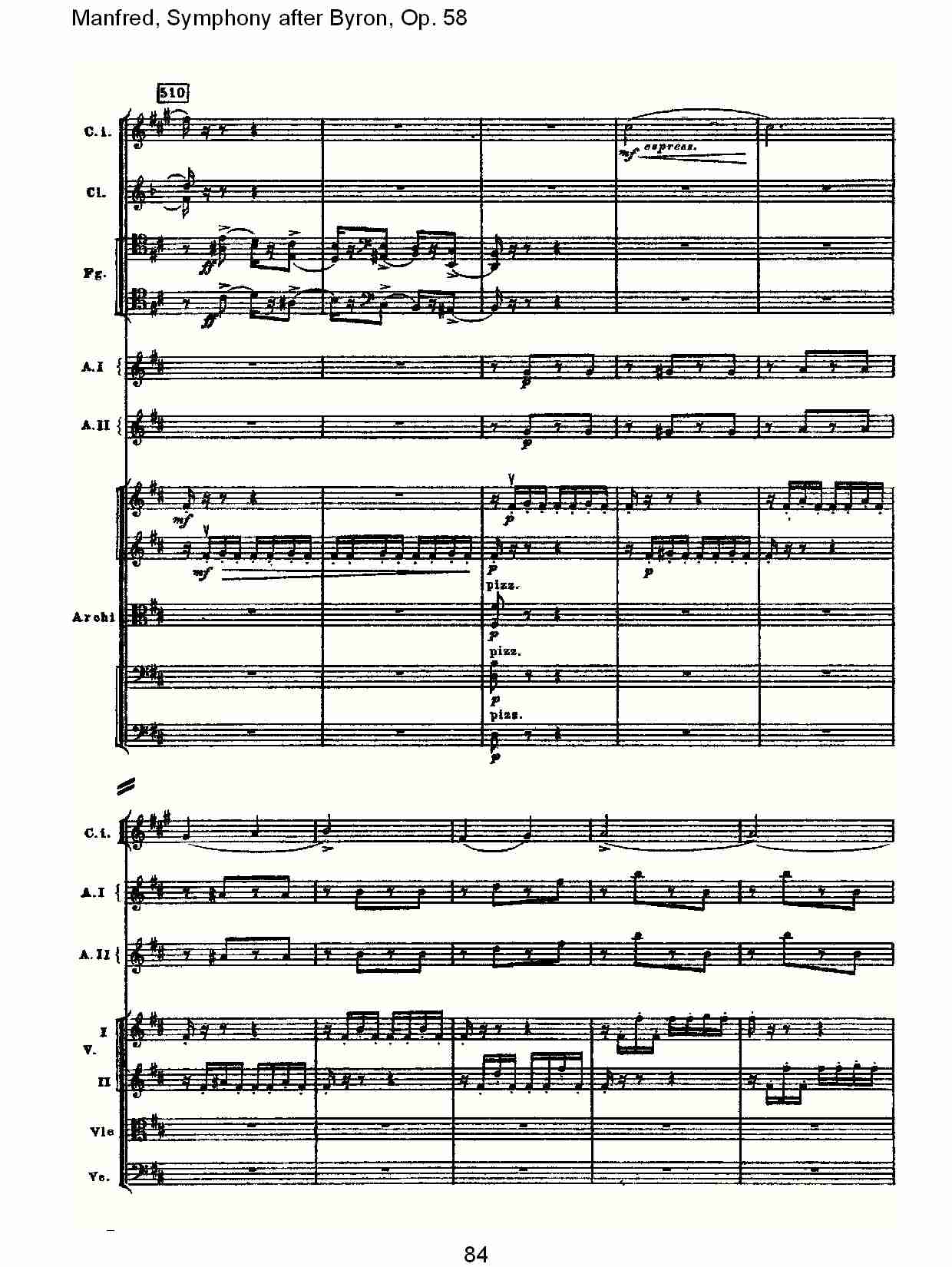 Manfred, Symphony after Byron, Op.58第二乐章（十七）总谱（图4）
