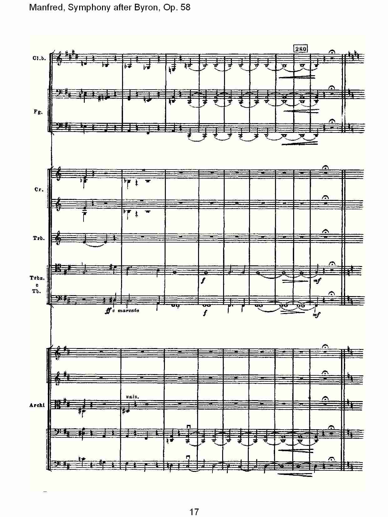 Manfred, Symphony after Byron, Op.58第四乐章第二部（四）总谱（图2）