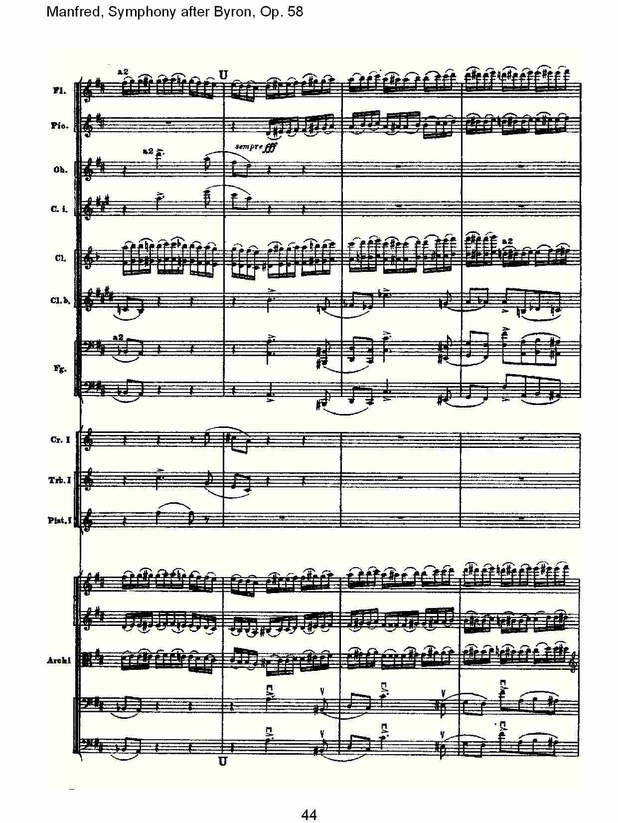 Manfred, Symphony after Byron, Op.58第四乐章第二部（九）总谱（图4）
