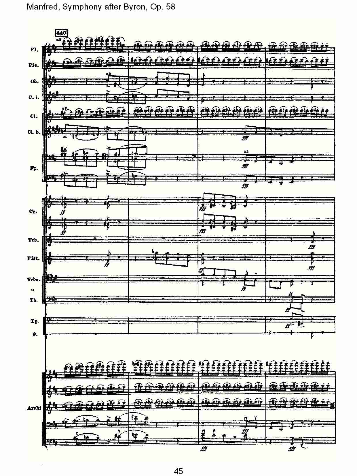 Manfred, Symphony after Byron, Op.58第四乐章第二部（九）总谱（图5）