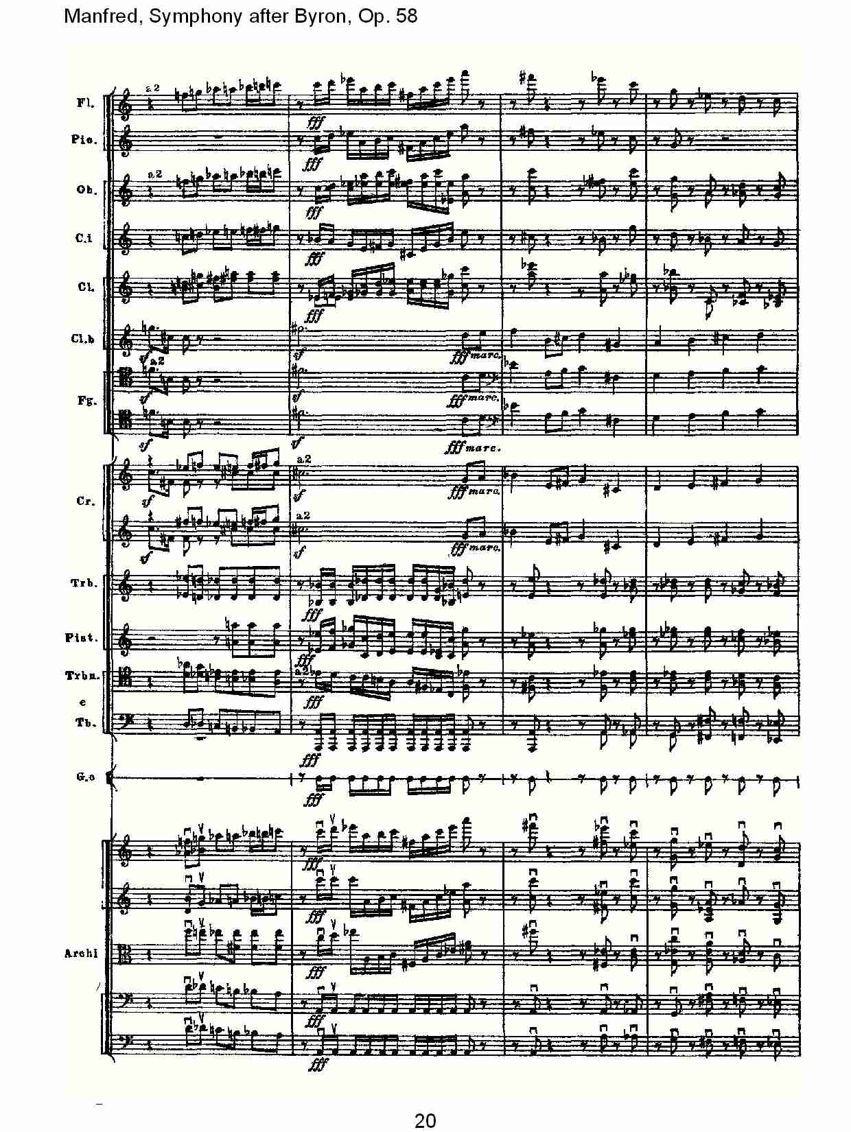 Manfred, Symphony after Byron, Op.58第四乐章第二部（四）总谱（图5）