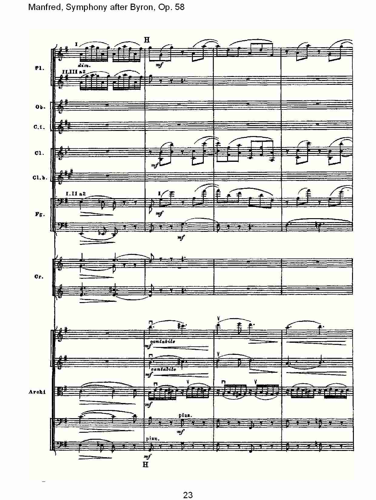 Manfred, Symphony after Byron, Op.58第三乐章（五）总谱（图3）