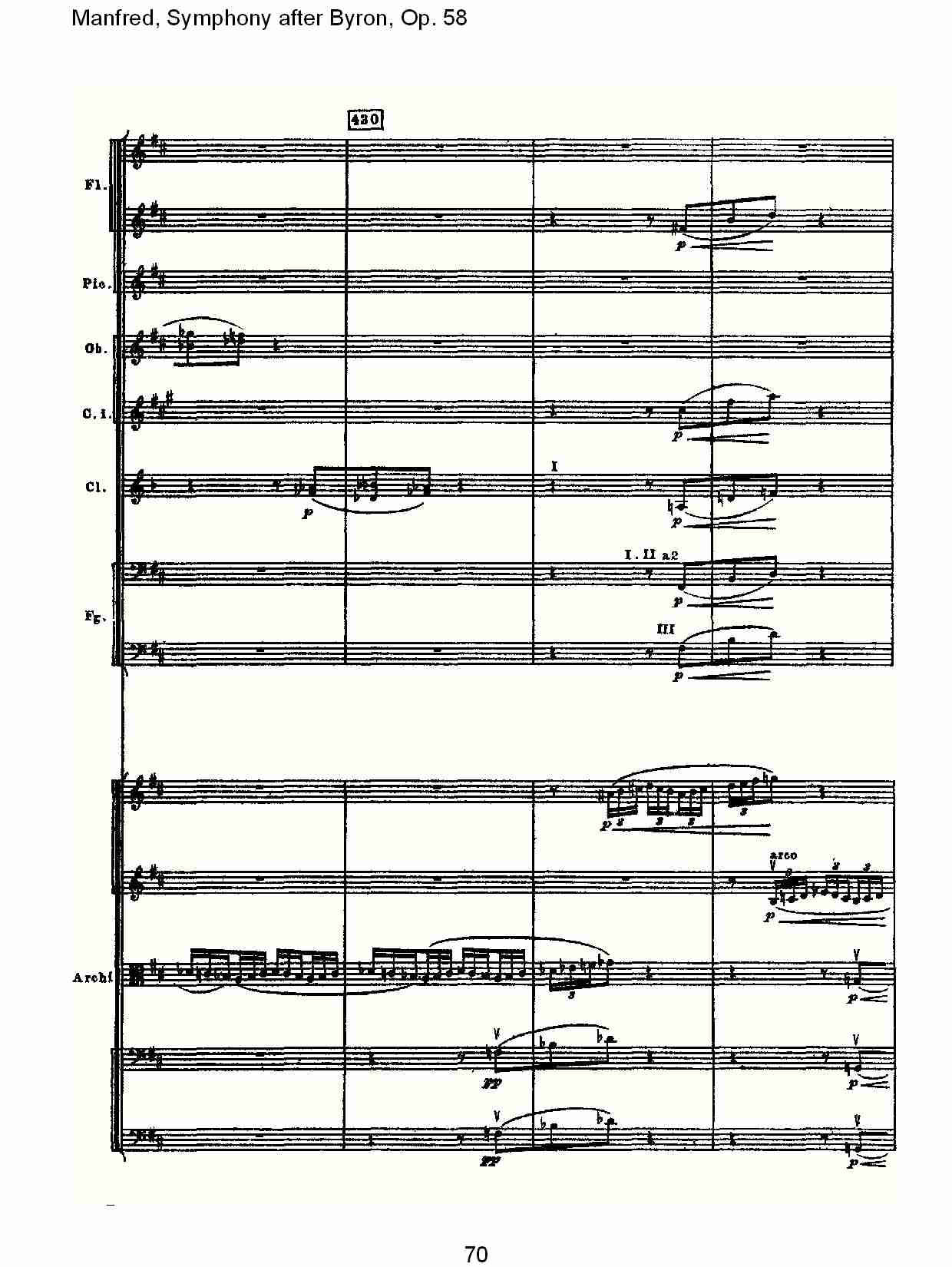 Manfred, Symphony after Byron, Op.58第二乐章（十四）总谱（图5）
