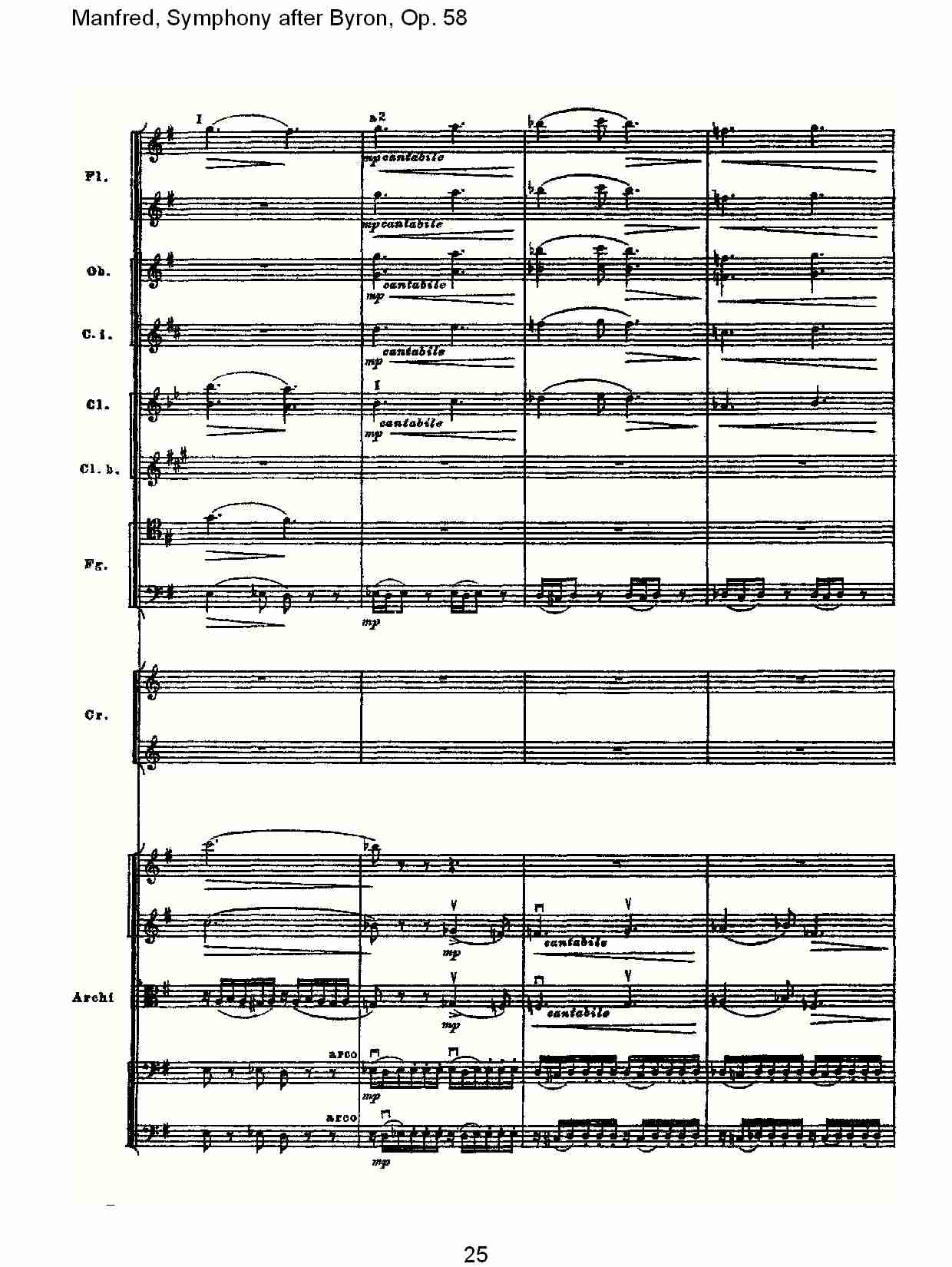 Manfred, Symphony after Byron, Op.58第三乐章（五）总谱（图5）
