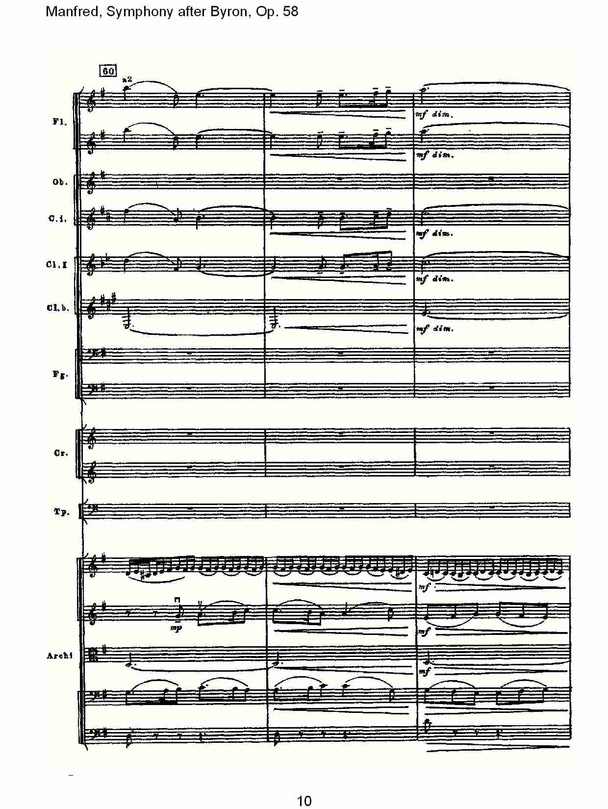 Manfred, Symphony after Byron, Op.58第三乐章（二）总谱（图5）