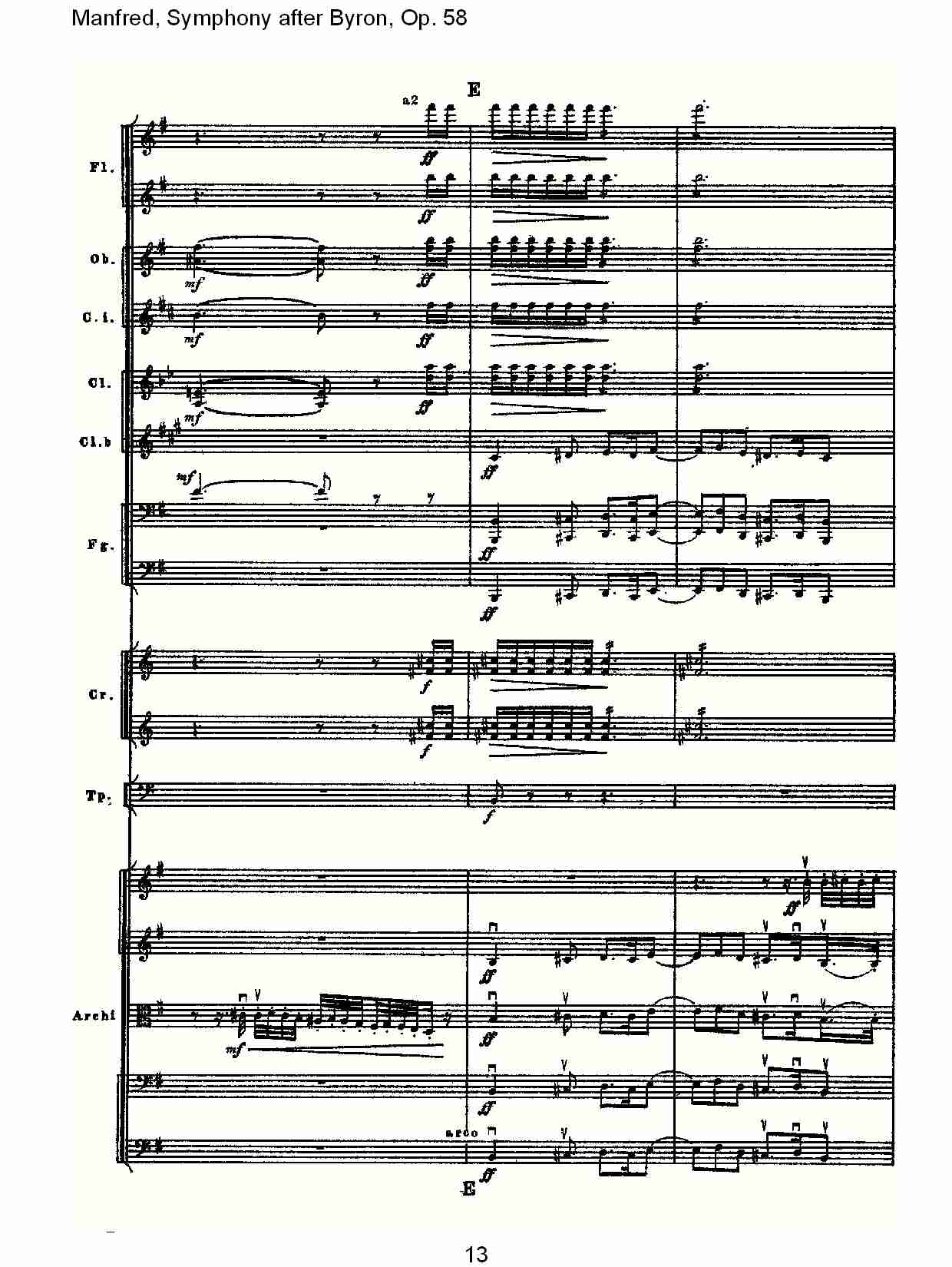 Manfred, Symphony after Byron, Op.58第三乐章（三）总谱（图3）