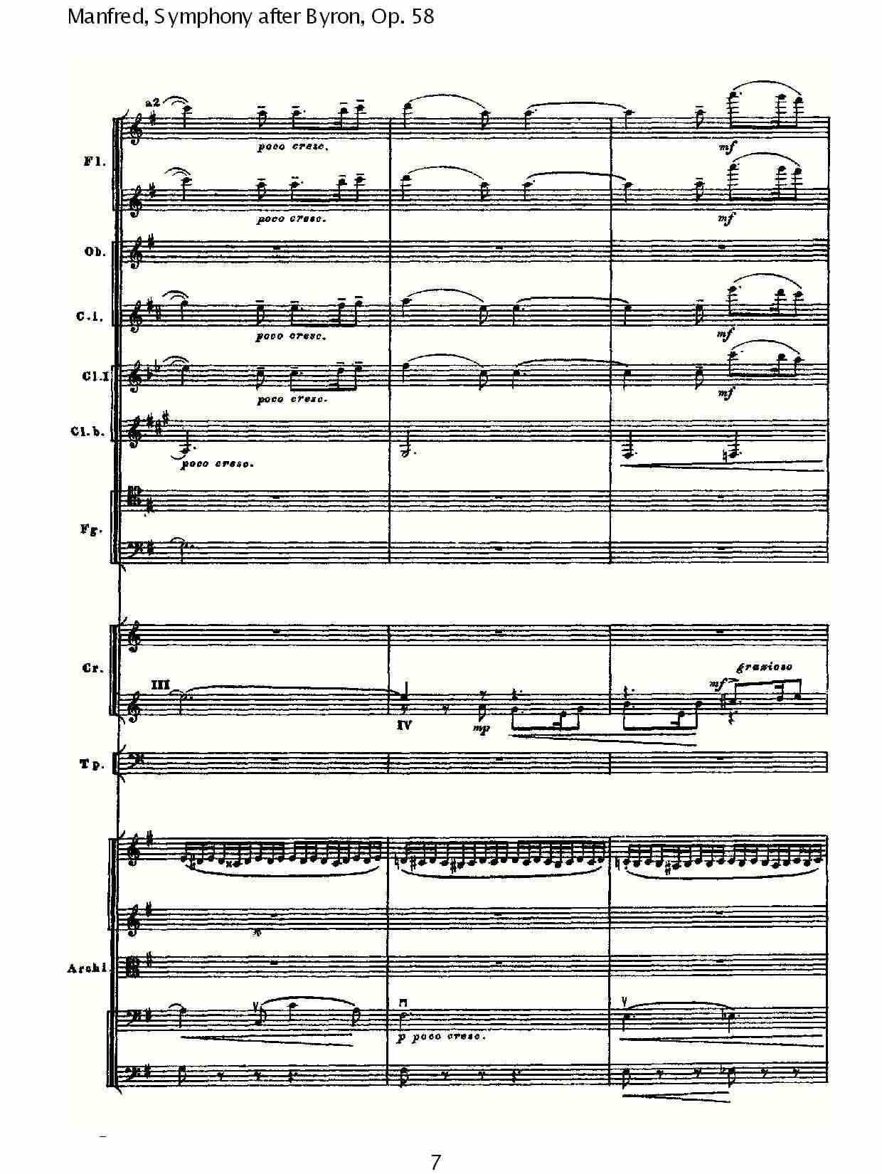 Manfred, Symphony after Byron, Op.58第三乐章（二）总谱（图2）