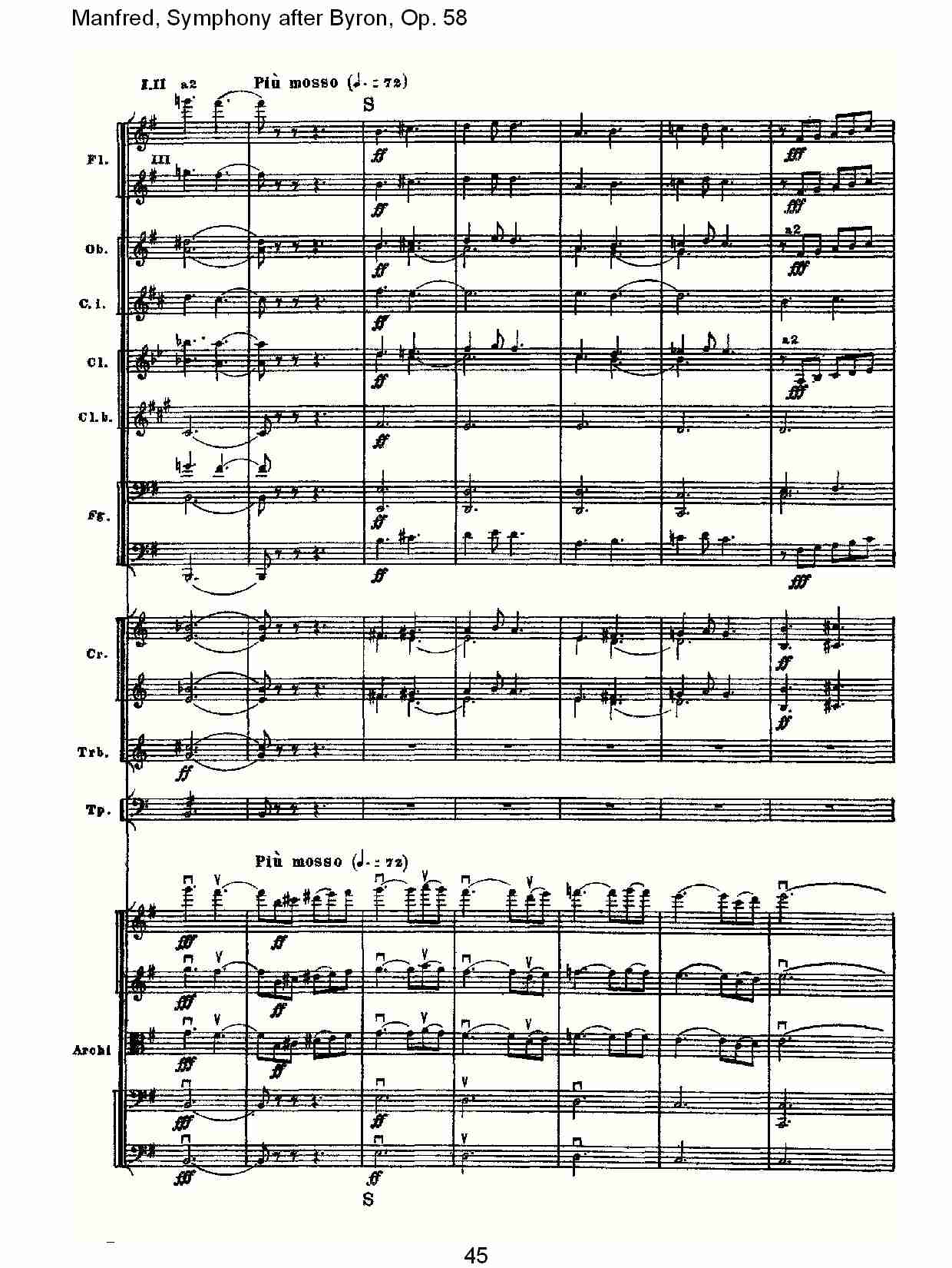 Manfred, Symphony after Byron, Op.58第三乐章（九）总谱（图5）