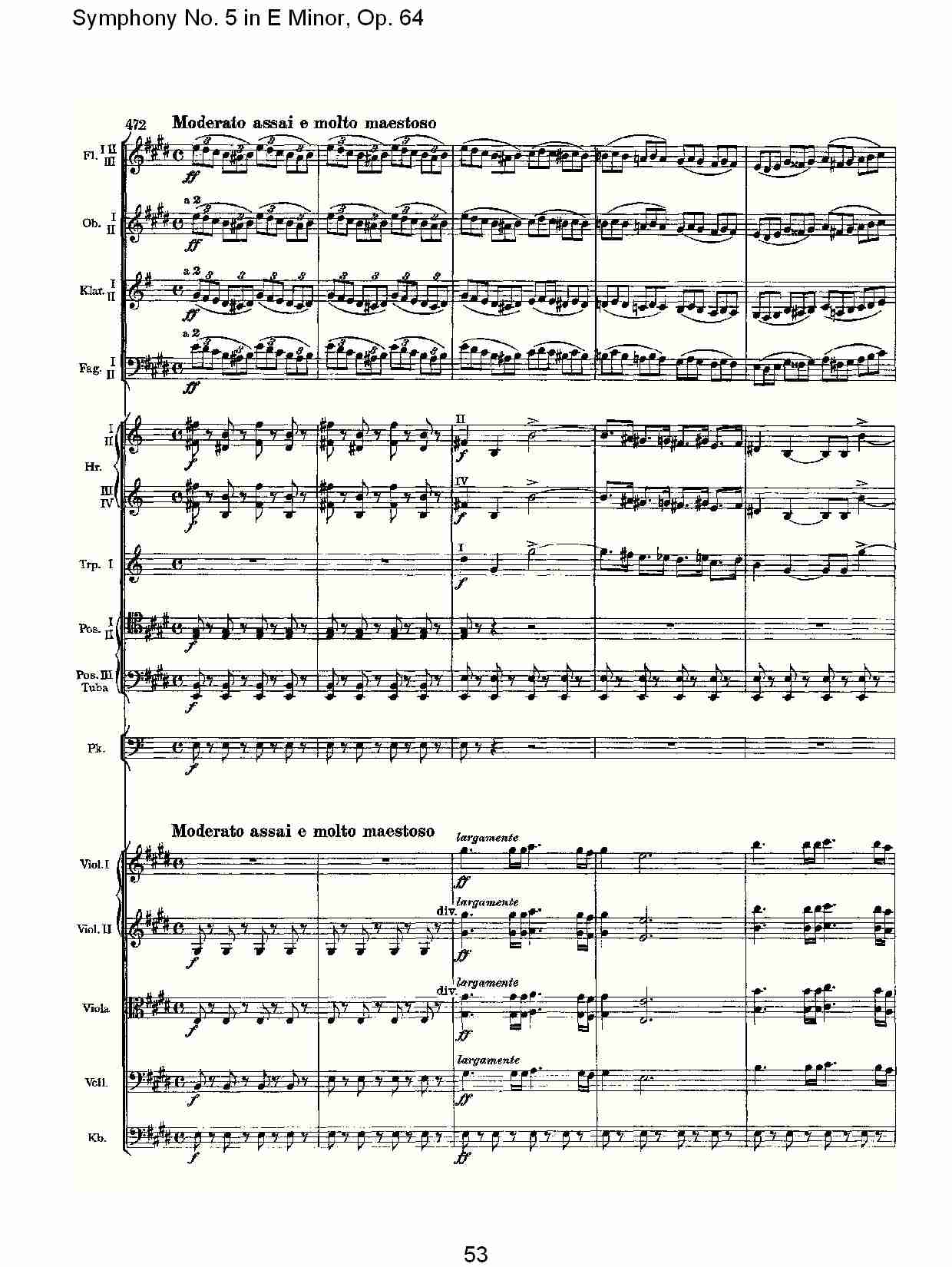 E小调第五交响曲,  Op.64第四乐章（十一）总谱（图3）