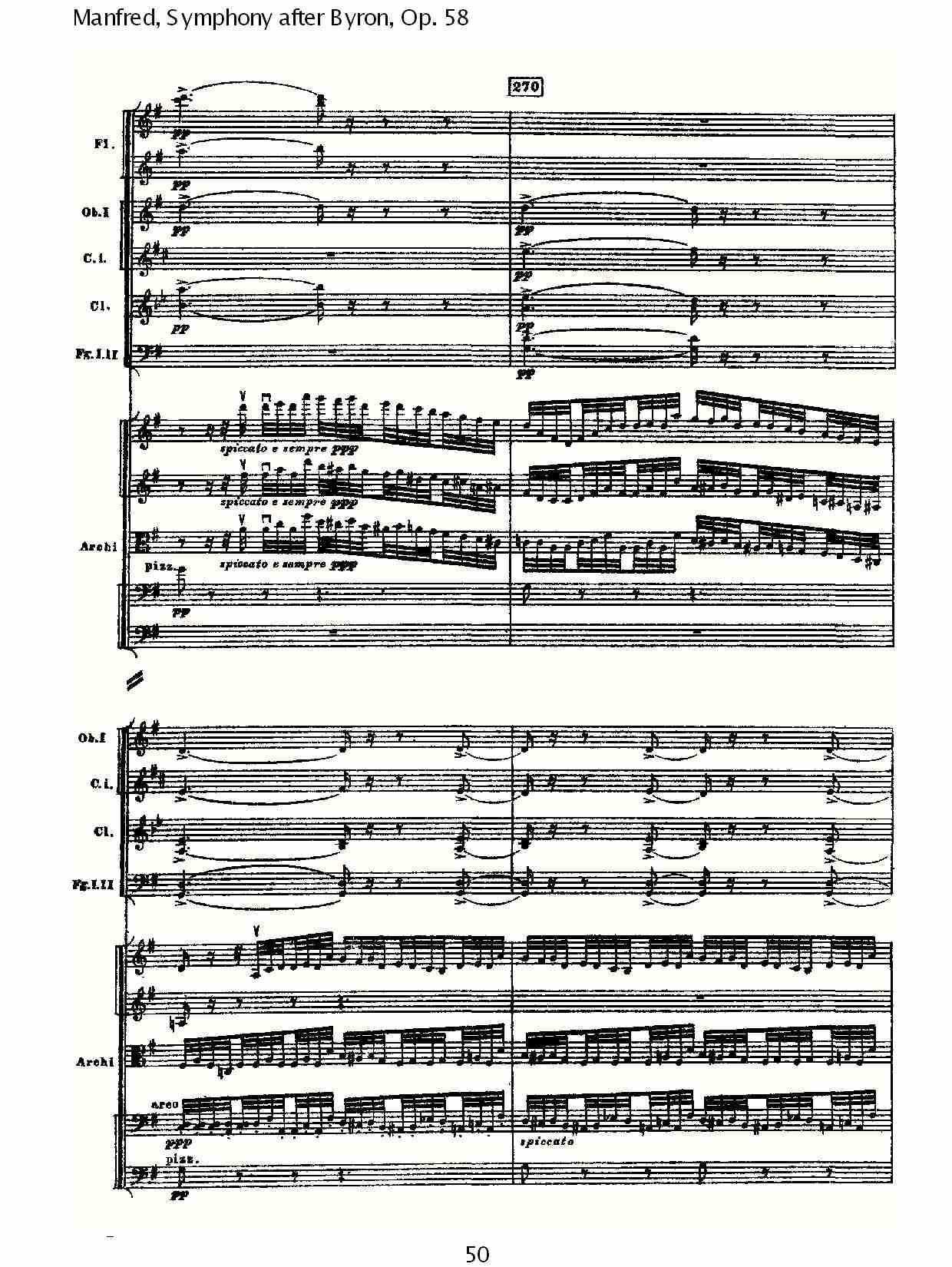 Manfred, Symphony after Byron, Op.58第三乐章（十）总谱（图5）