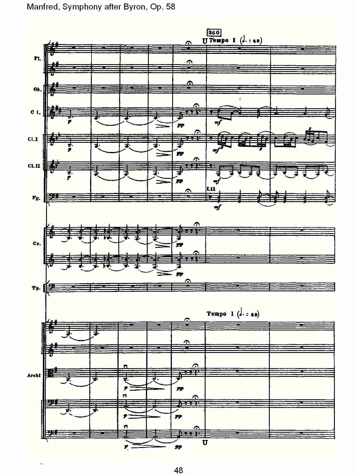 Manfred, Symphony after Byron, Op.58第三乐章（十）总谱（图3）
