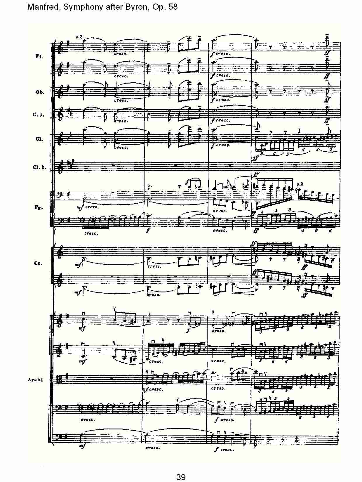 Manfred, Symphony after Byron, Op.58第三乐章（八）总谱（图4）