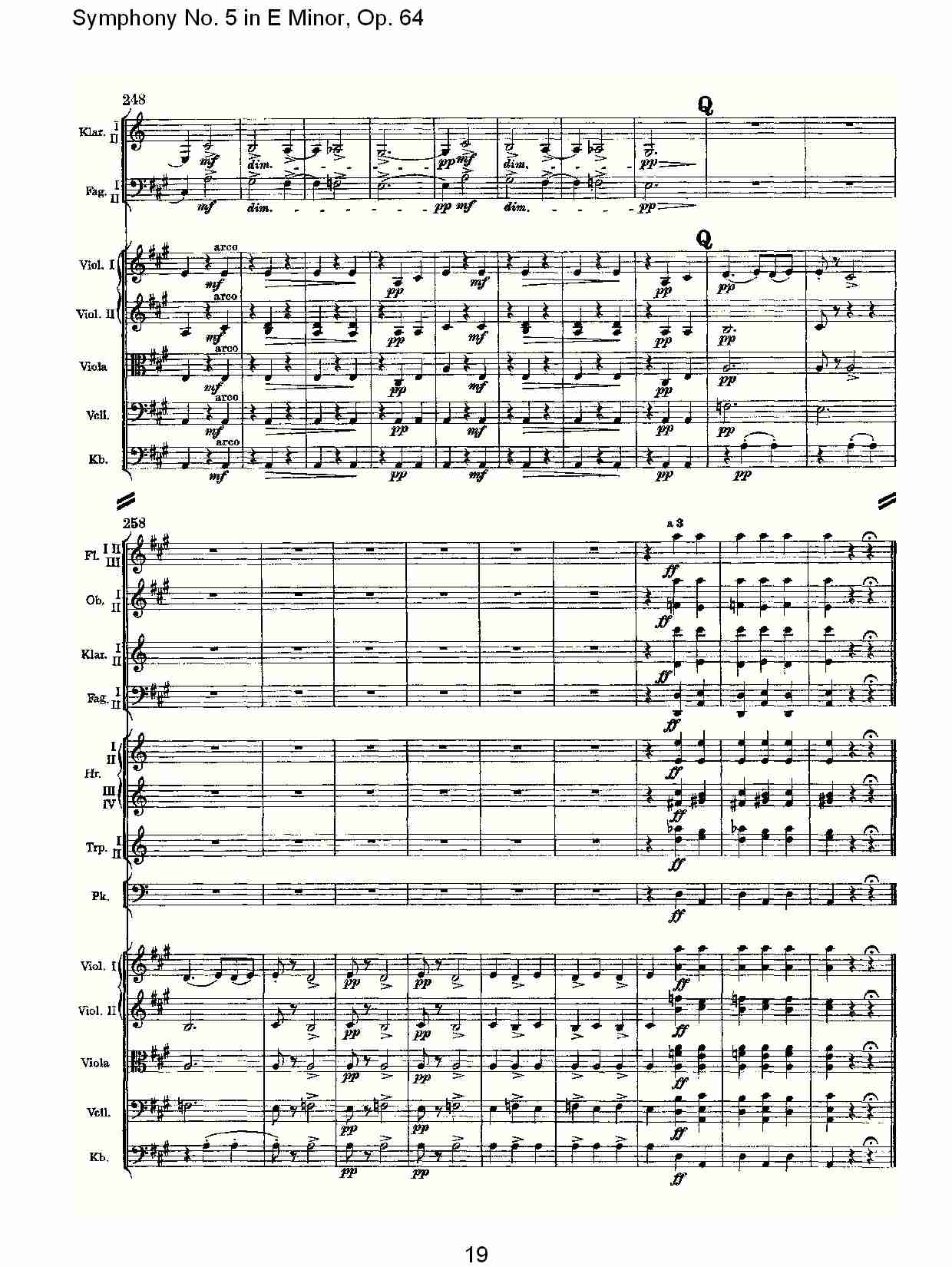E小调第五交响曲,  Op.64第三乐章（四）总谱（图4）