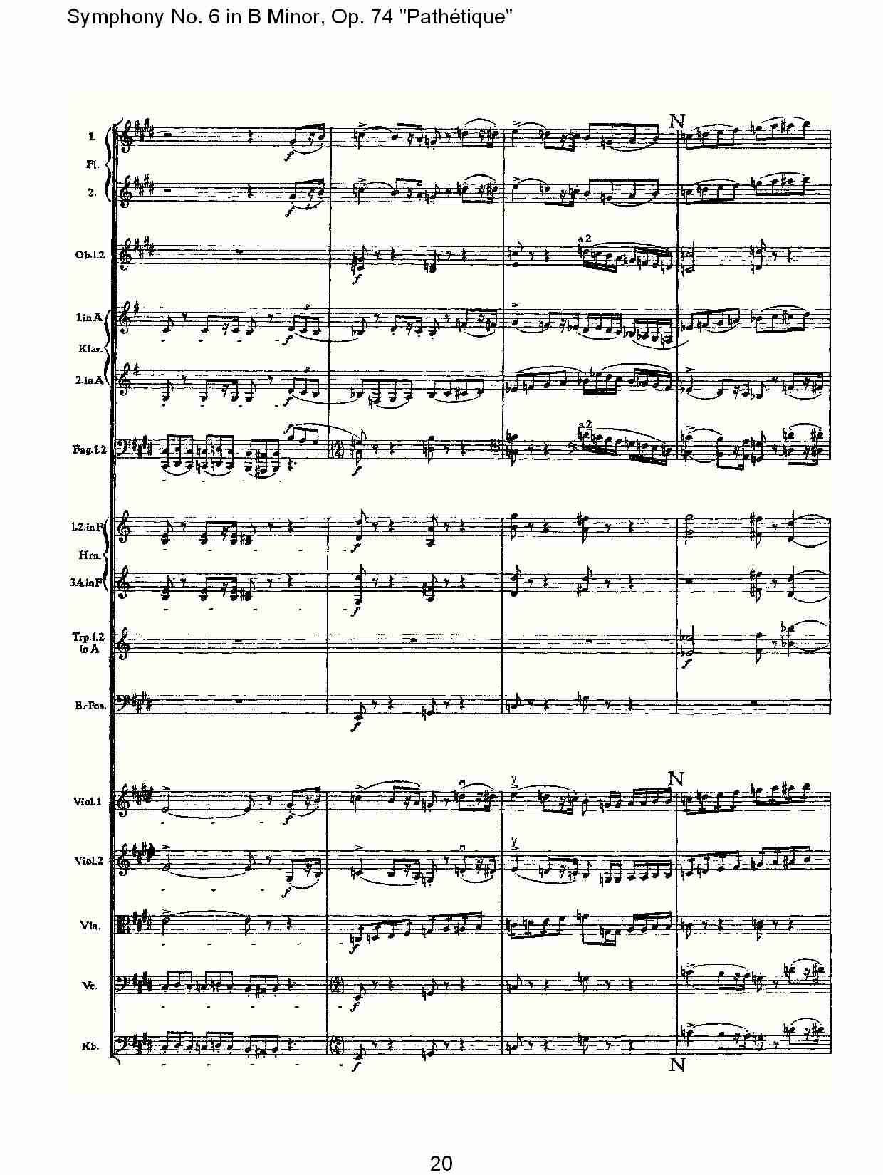 B小调第六交响曲,Op.74