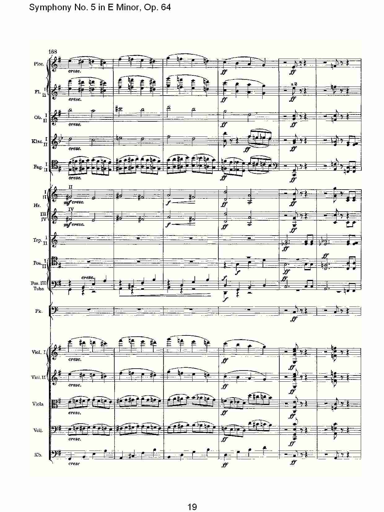 E小调第五交响曲,  Op.64第四乐章（四）总谱（图4）