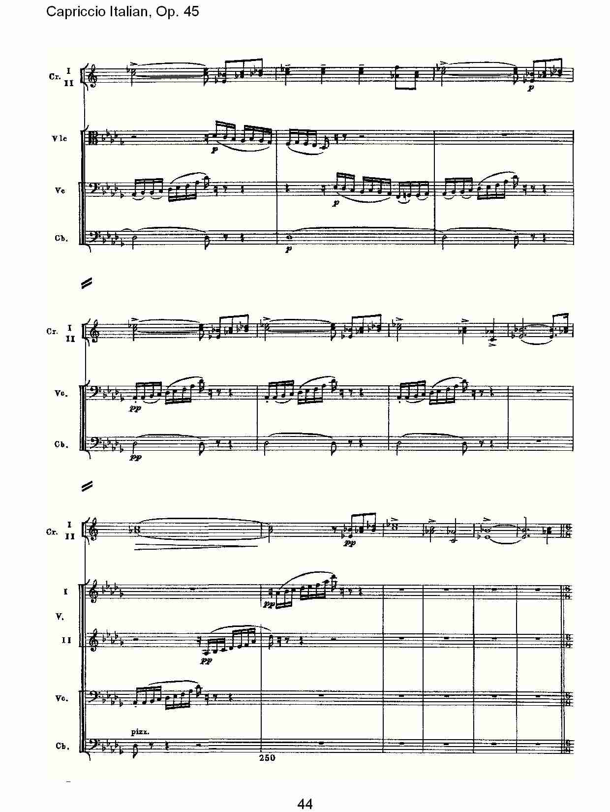 意大利幻想曲,Op.45第一部（九）总谱（图4）