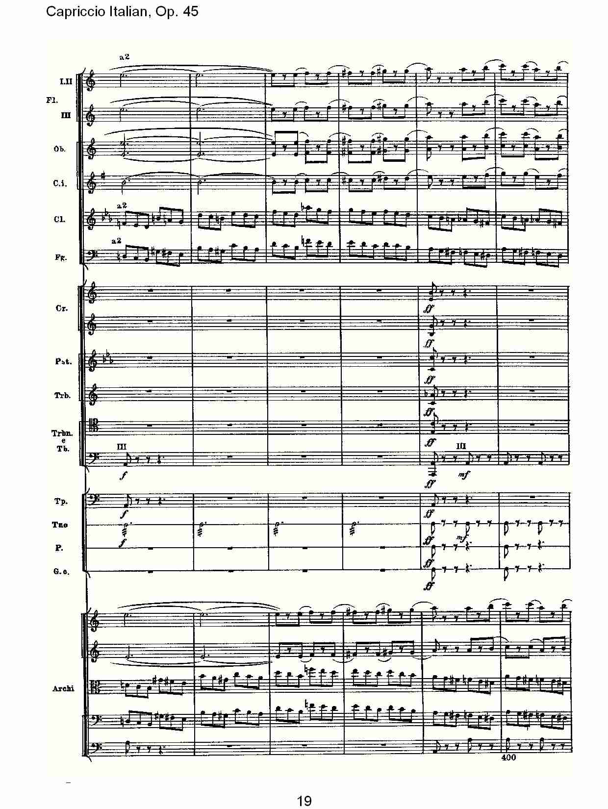 意大利幻想曲,Op.45第二部（四）总谱（图4）