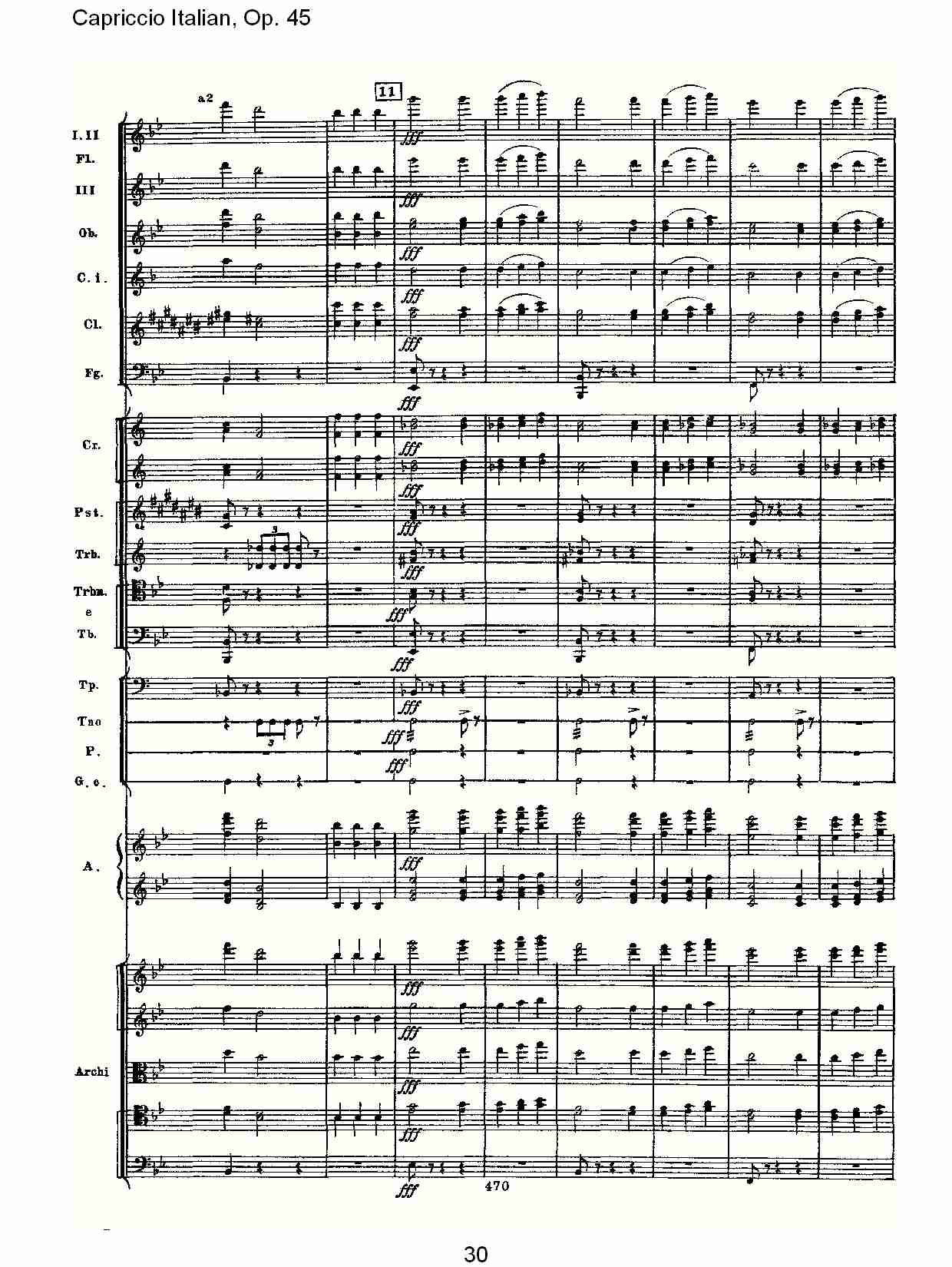意大利幻想曲,Op.45第二部（六）总谱（图6）