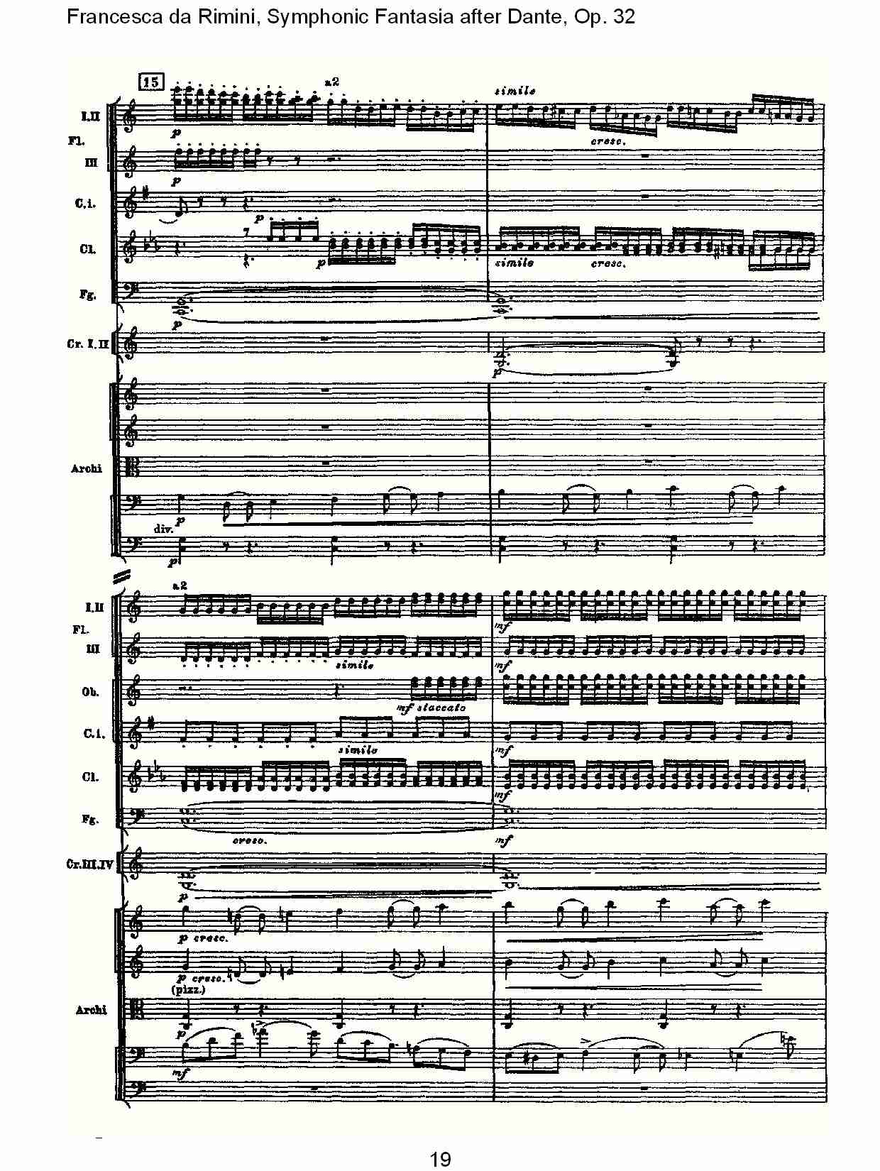 Francesca da Rimini, 但丁幻想曲Op.32 第二部（四）总谱（图4）
