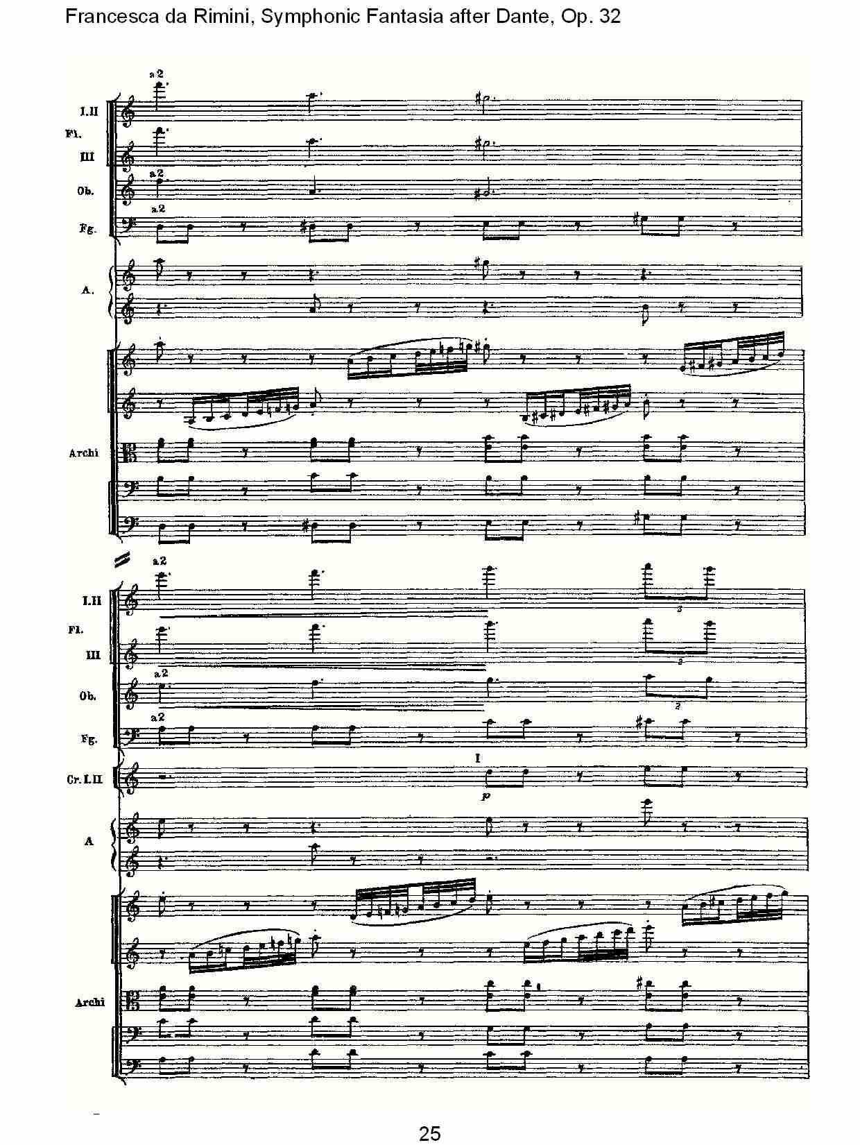 Francesca da Rimini, 但丁幻想曲Op.32 第二部（五）总谱（图5）