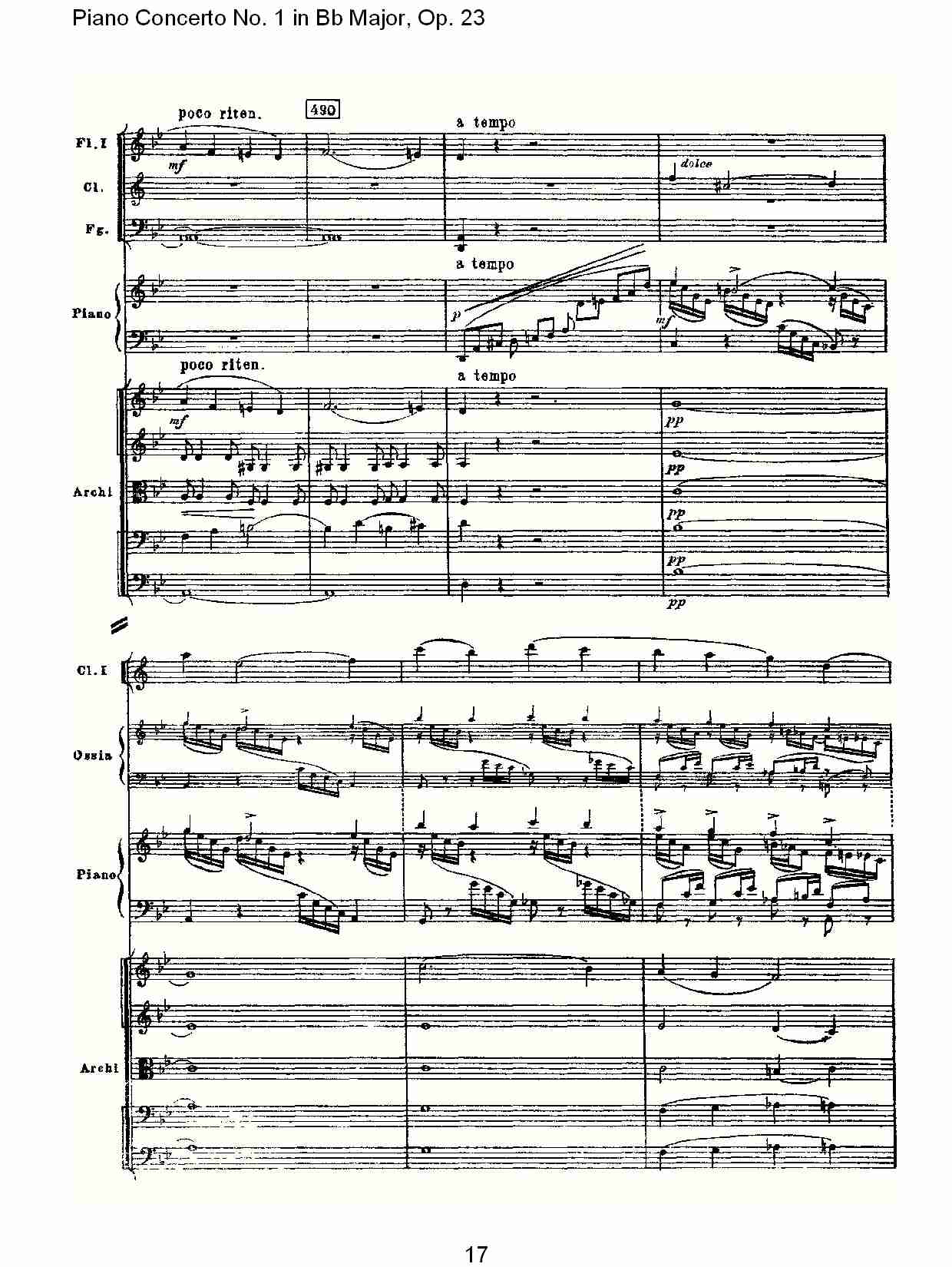 Bb大调第一钢琴协奏曲,Op.23第一乐章第二部（四）总谱（图5）