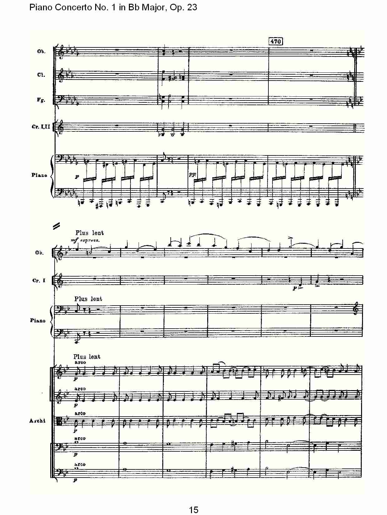 Bb大调第一钢琴协奏曲,Op.23第一乐章第二部（三）总谱（图5）