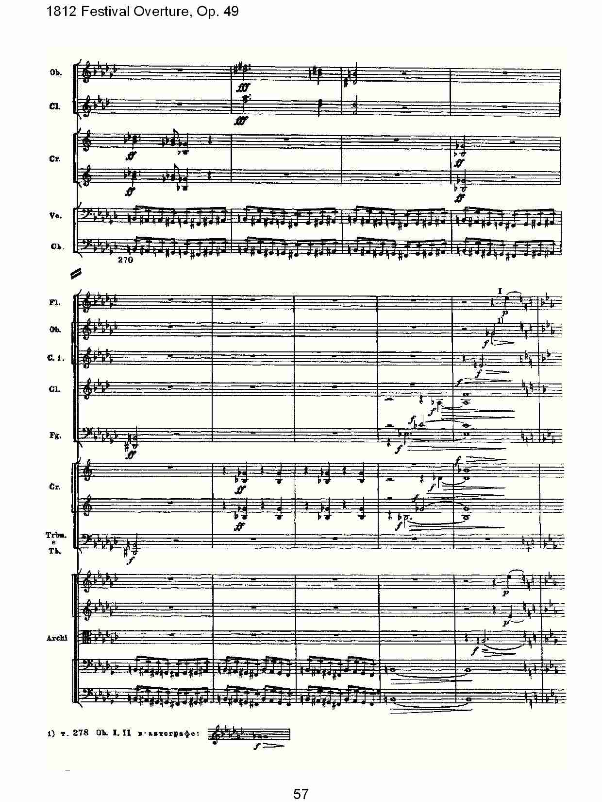1812 Festival Overture,Op.49  1812欢庆序曲,Op.49（十二）总谱（图2）