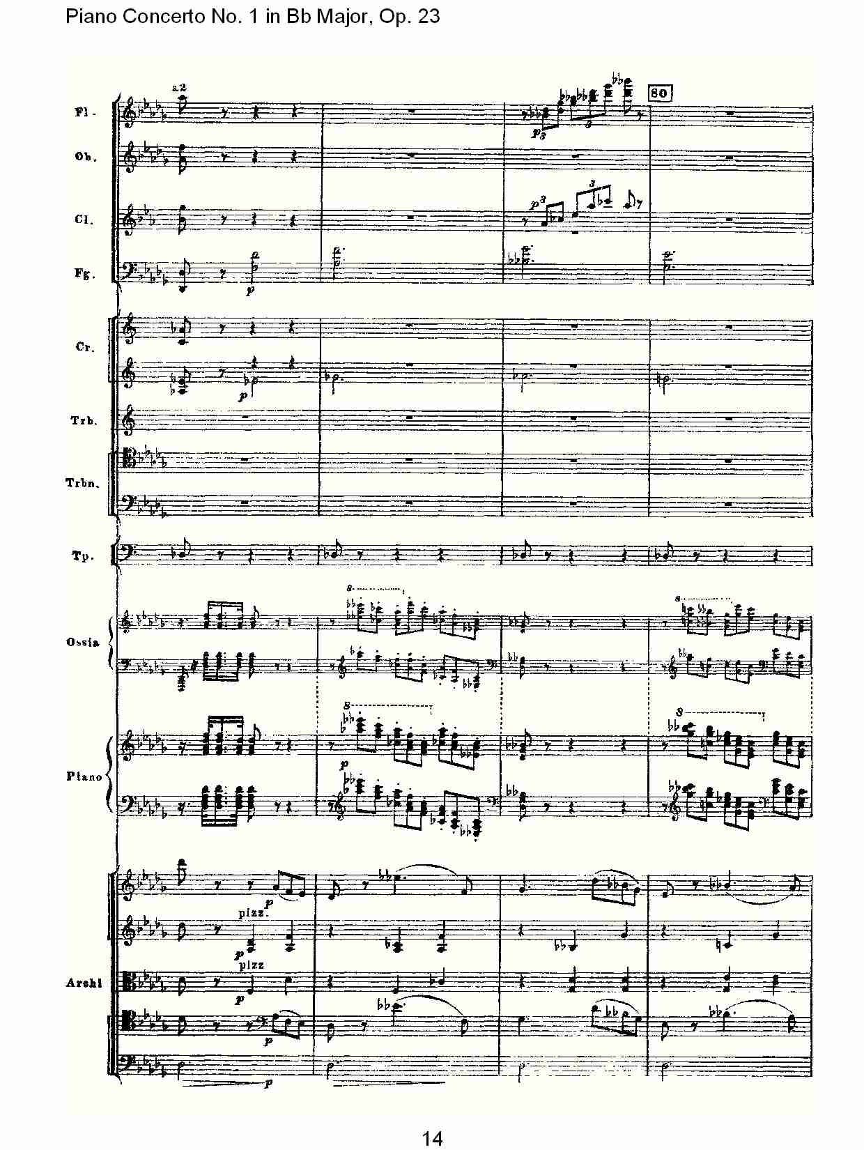 Bb大调第一钢琴协奏曲,Op.23第一乐章第一部（三）总谱（图4）