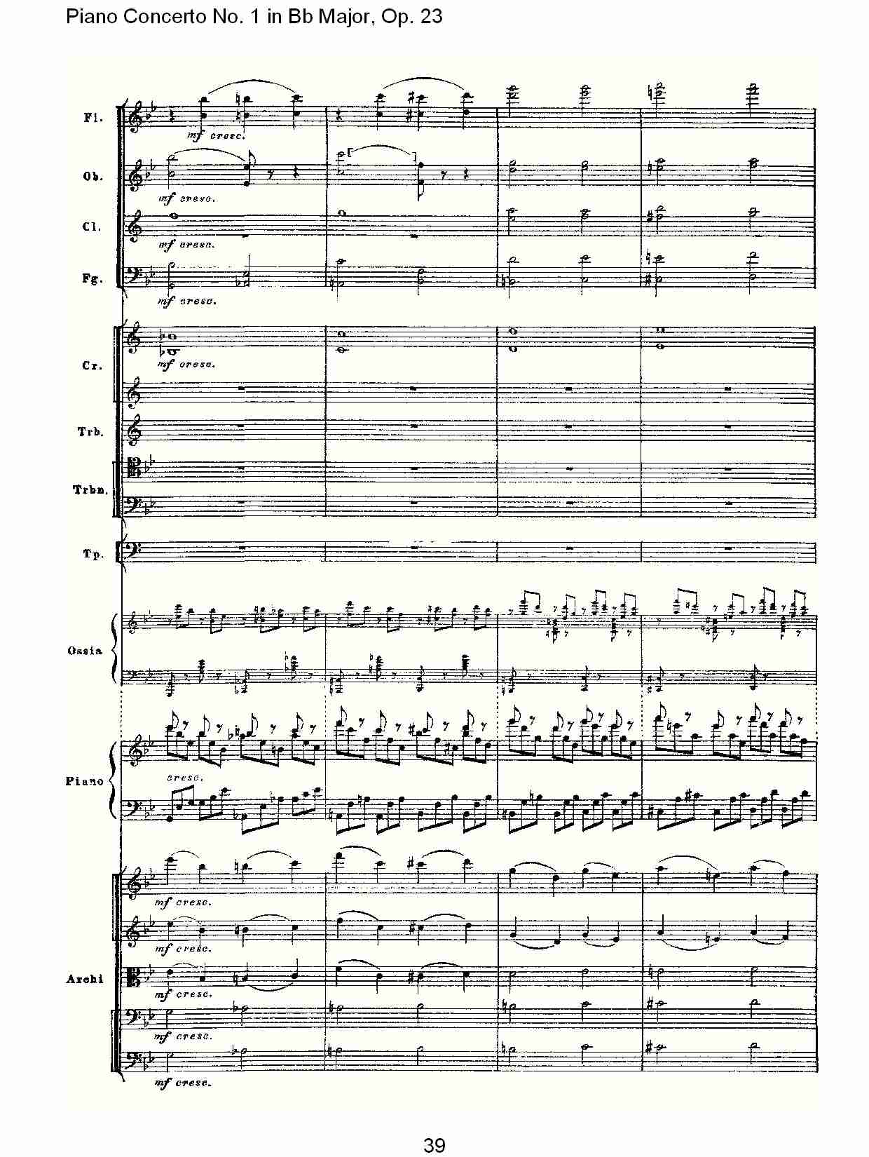 Bb大调第一钢琴协奏曲,Op.23第一乐章第二部（八）总谱（图4）