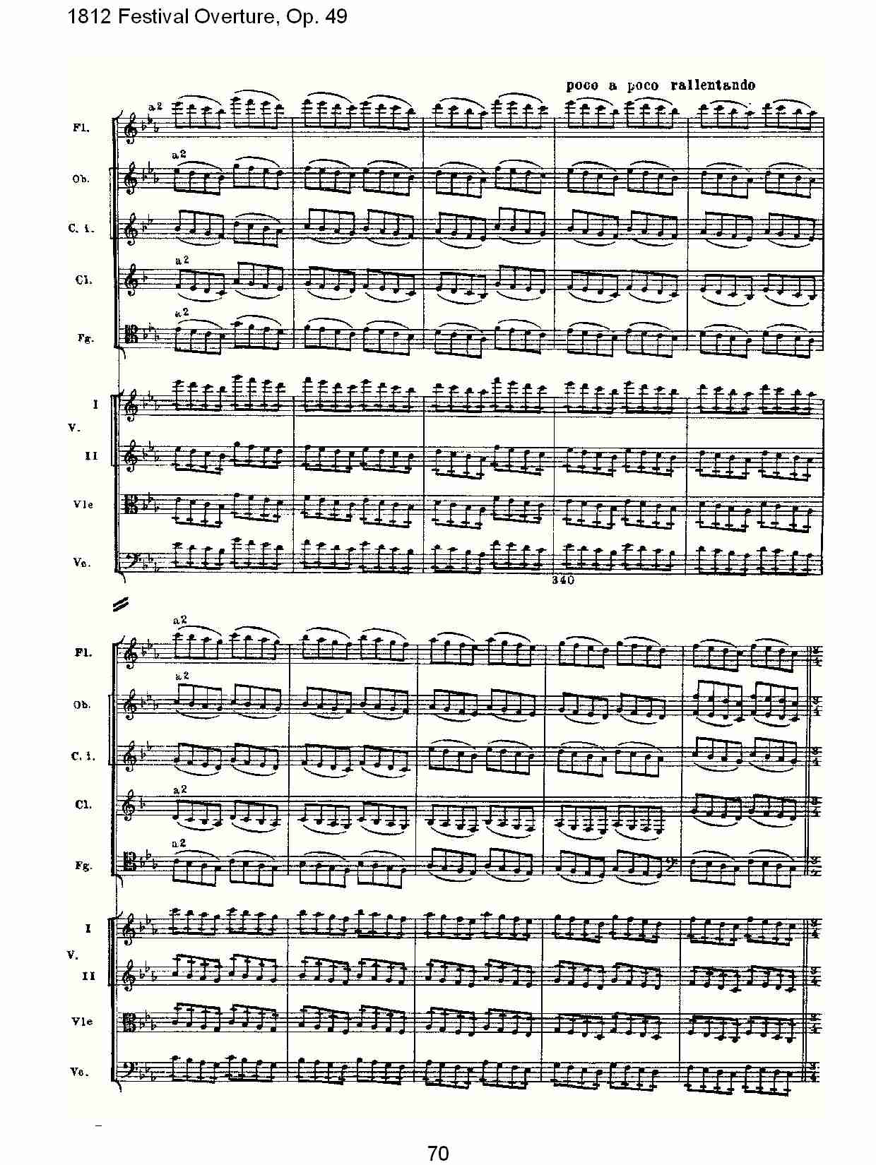 1812 Festival Overture,Op.49  1812欢庆序曲,Op.49（十四）总谱（图5）