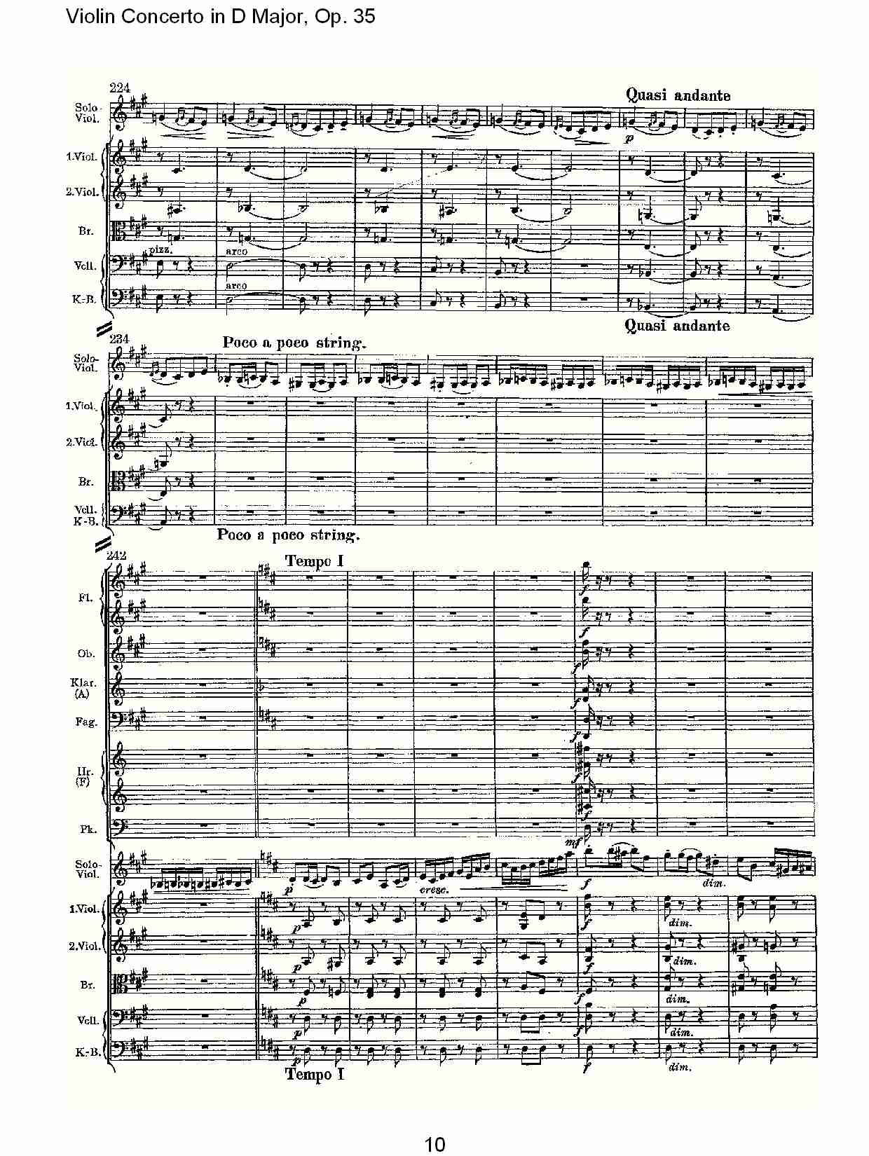 D大调小提琴协奏曲, Op.35第三乐章（二）总谱（图5）