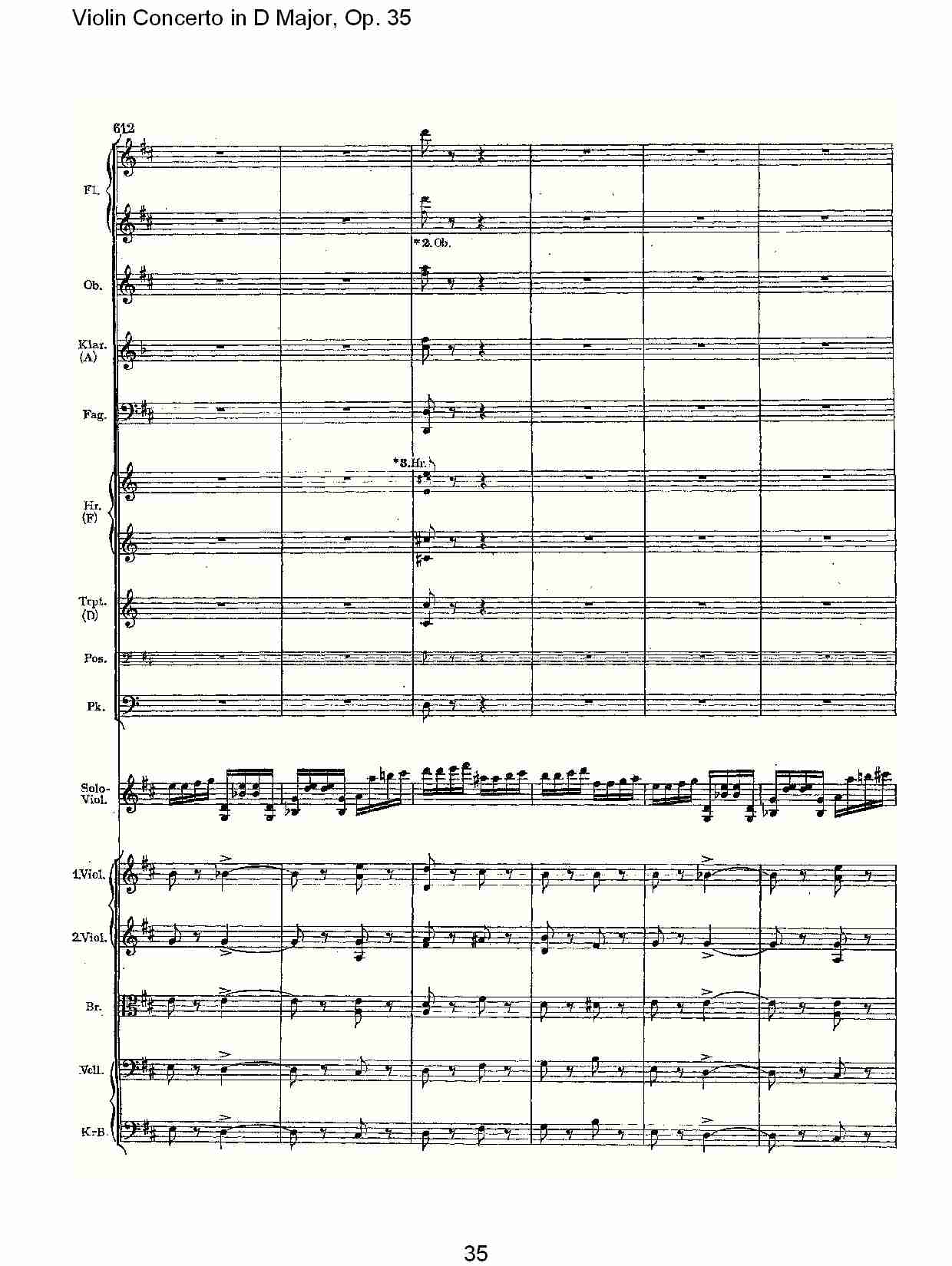 D大调小提琴协奏曲, Op.35第三乐章（七）总谱（图5）