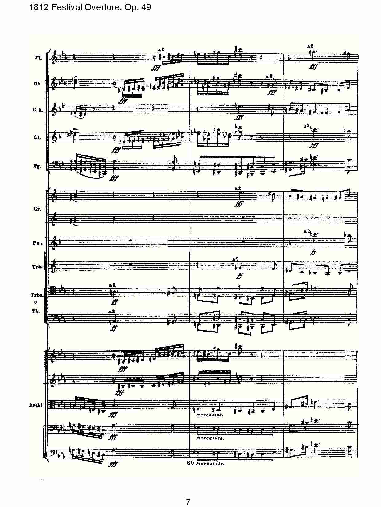 1812 Festival Overture,Op.49  1812欢庆序曲,Op.49（二）总谱（图2）