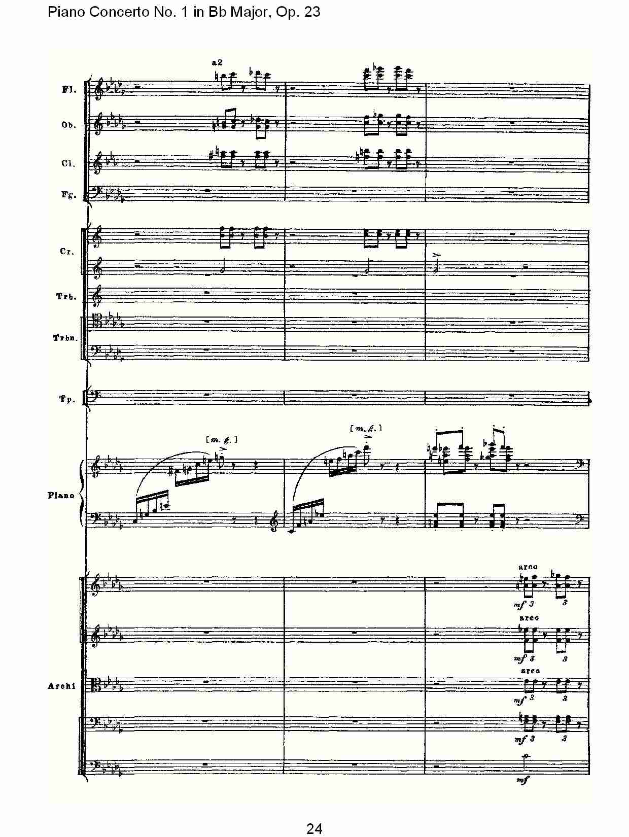 Bb大调第一钢琴协奏曲,Op.23第一乐章第一部（五）总谱（图4）