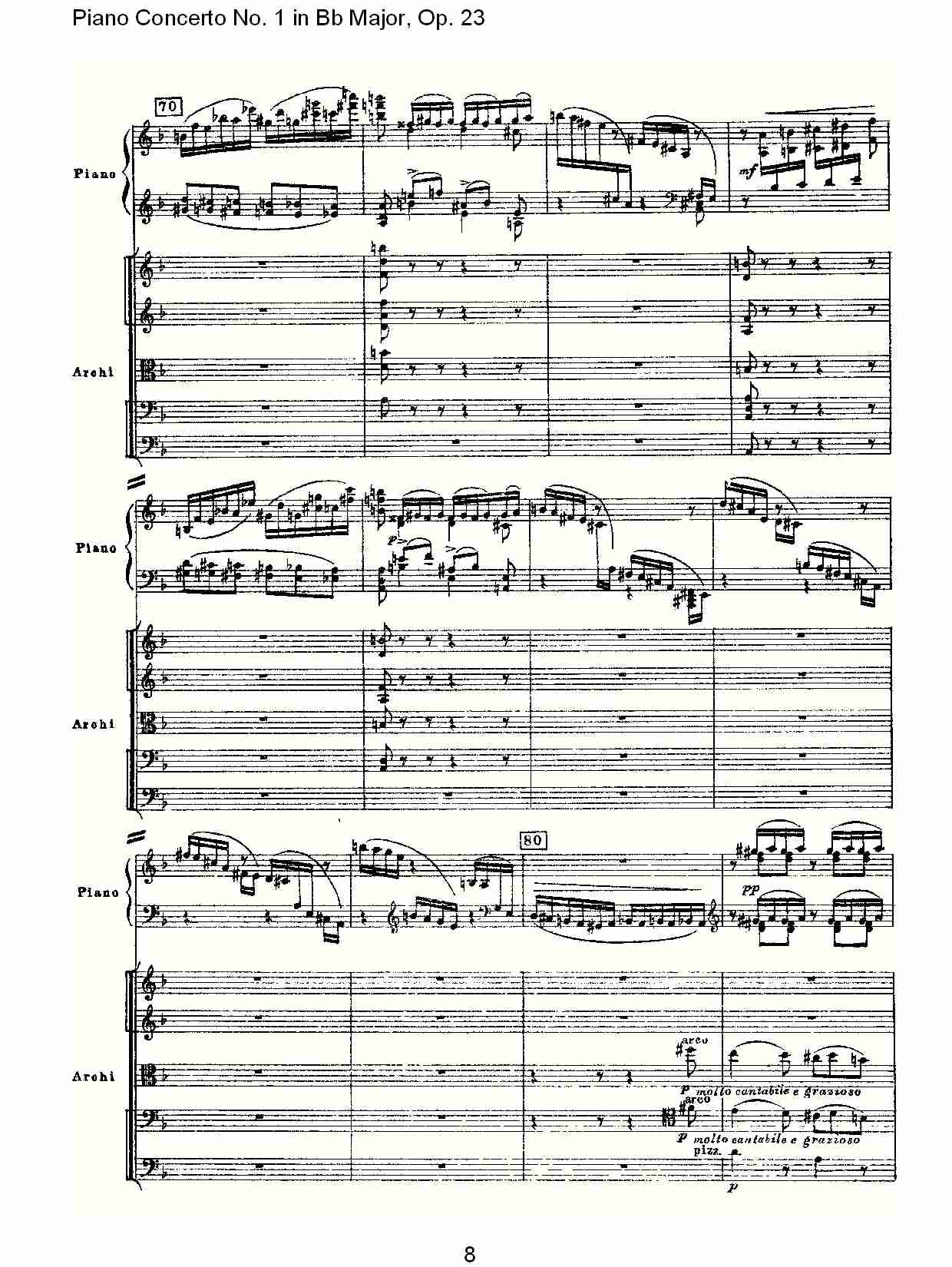 Bb大调第一钢琴协奏曲,Op.23第二乐章（二）总谱（图3）