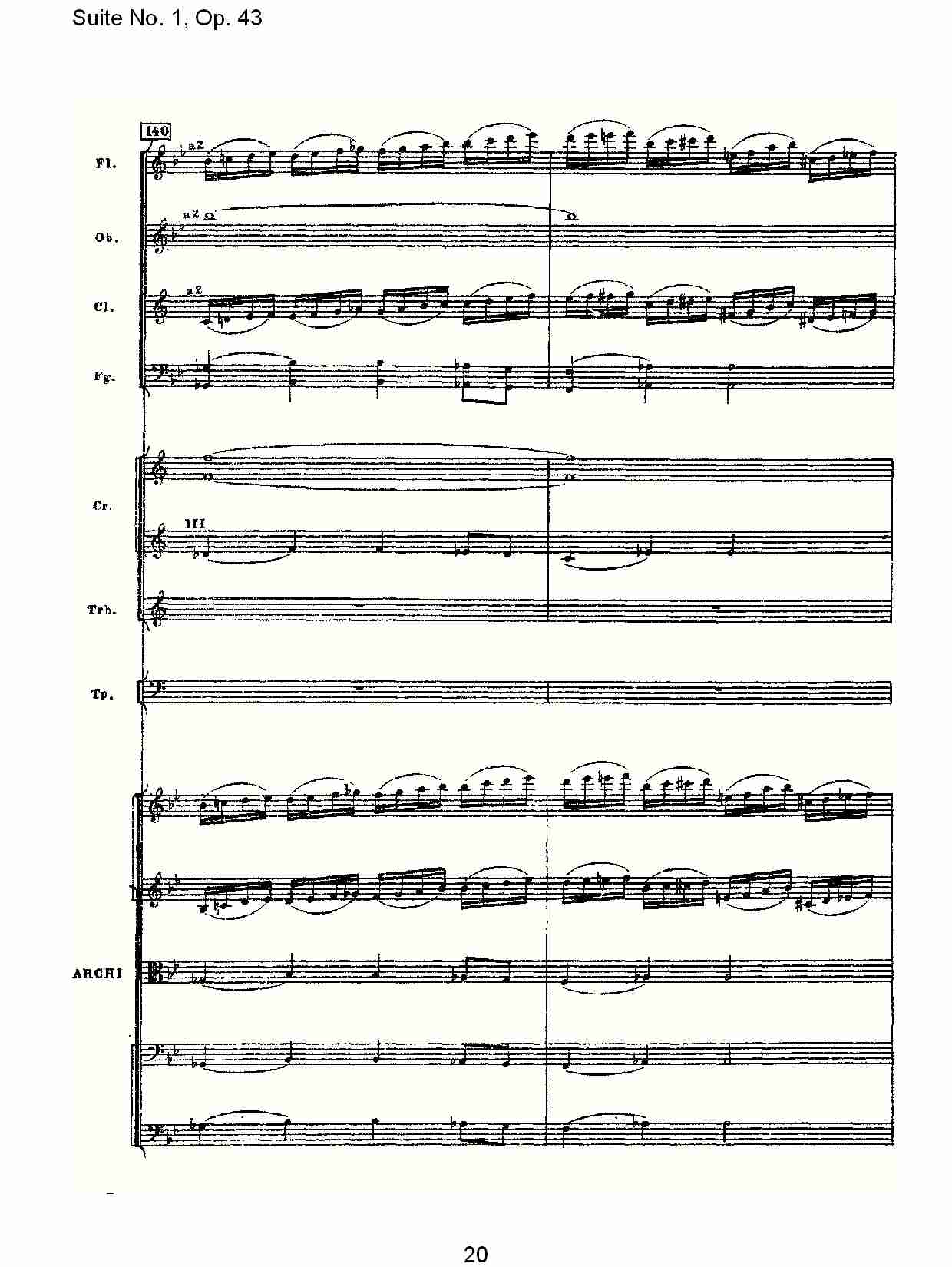 Suite No.1, Op.43   第一套曲,Op.43第五乐章（四）总谱（图5）