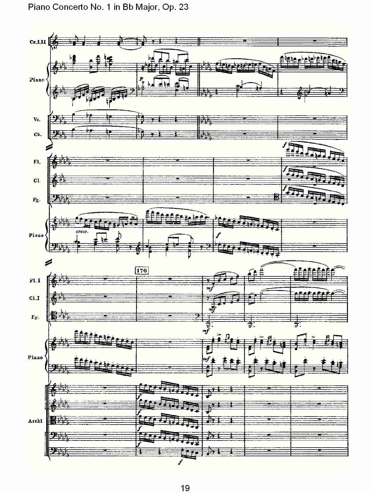 Bb大调第一钢琴协奏曲,Op.23第三乐章（四）总谱（图4）