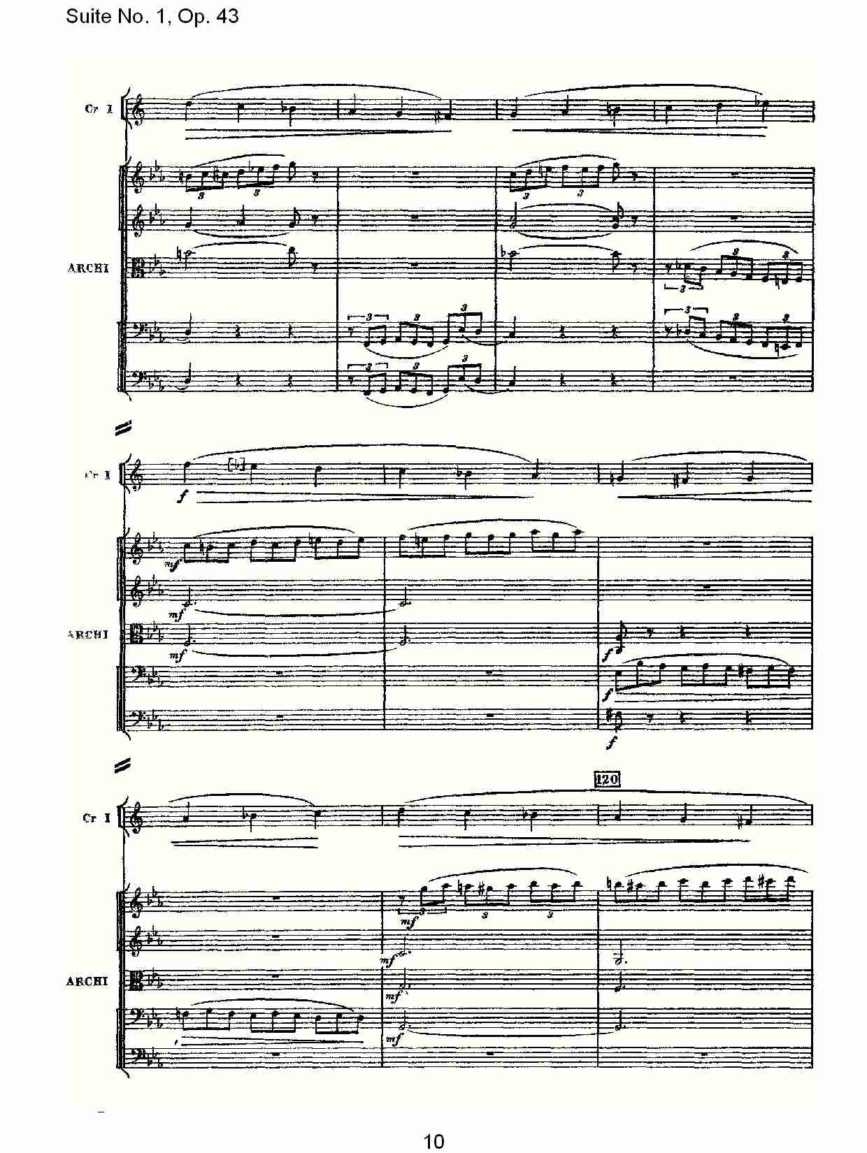Suite No.1, Op.43   第一套曲,Op.43第二乐章（二）总谱（图5）
