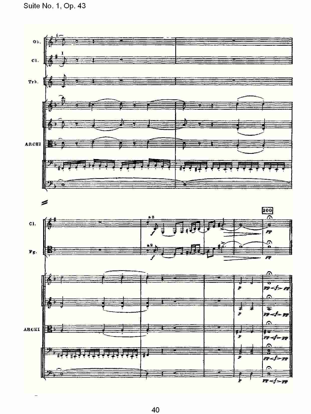 Suite No.1, Op.43   第一套曲,Op.43第一乐章（八）总谱（图5）