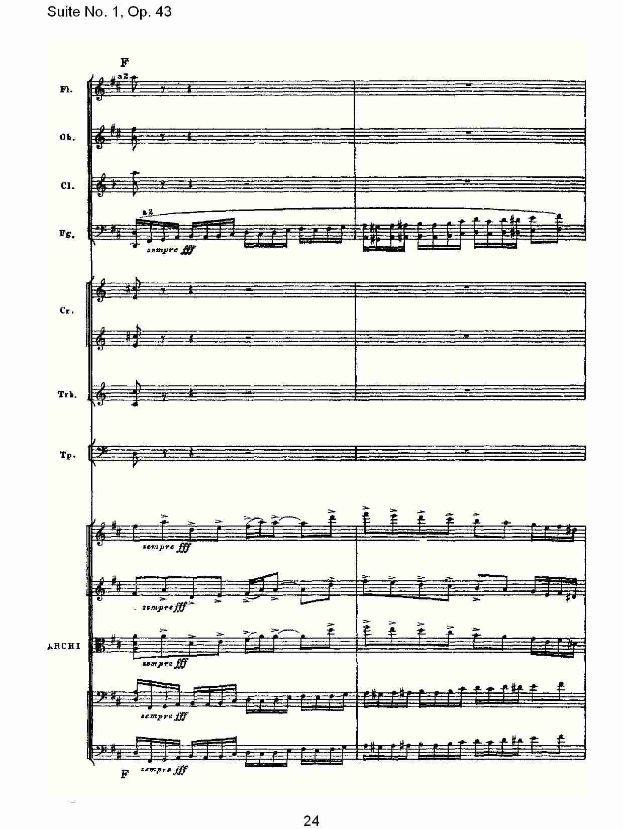 Suite No.1, Op.43   第一套曲,Op.43第六乐章（五）总谱（图4）