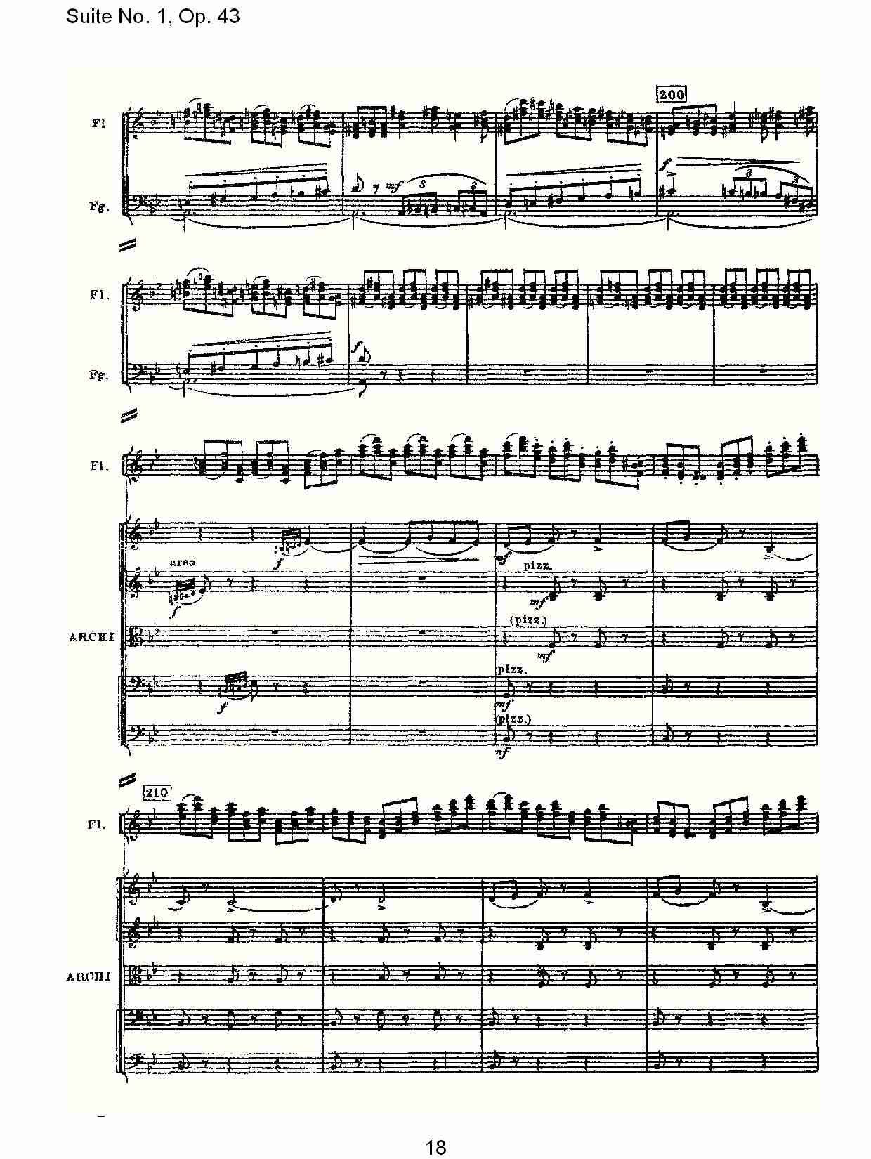 Suite No.1, Op.43   第一套曲,Op.43第二乐章（四）总谱（图3）