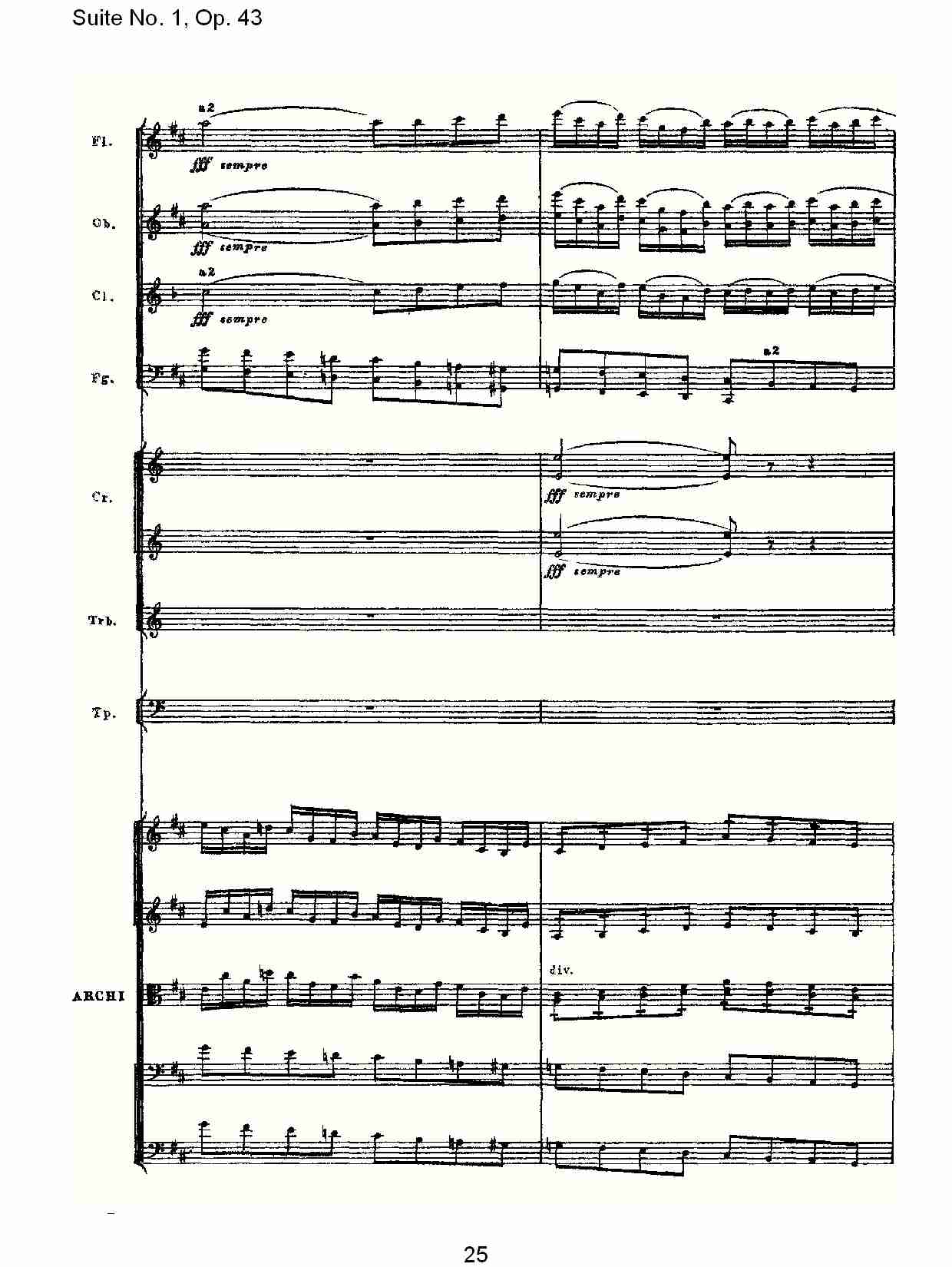 Suite No.1, Op.43   第一套曲,Op.43第六乐章（五）总谱（图5）